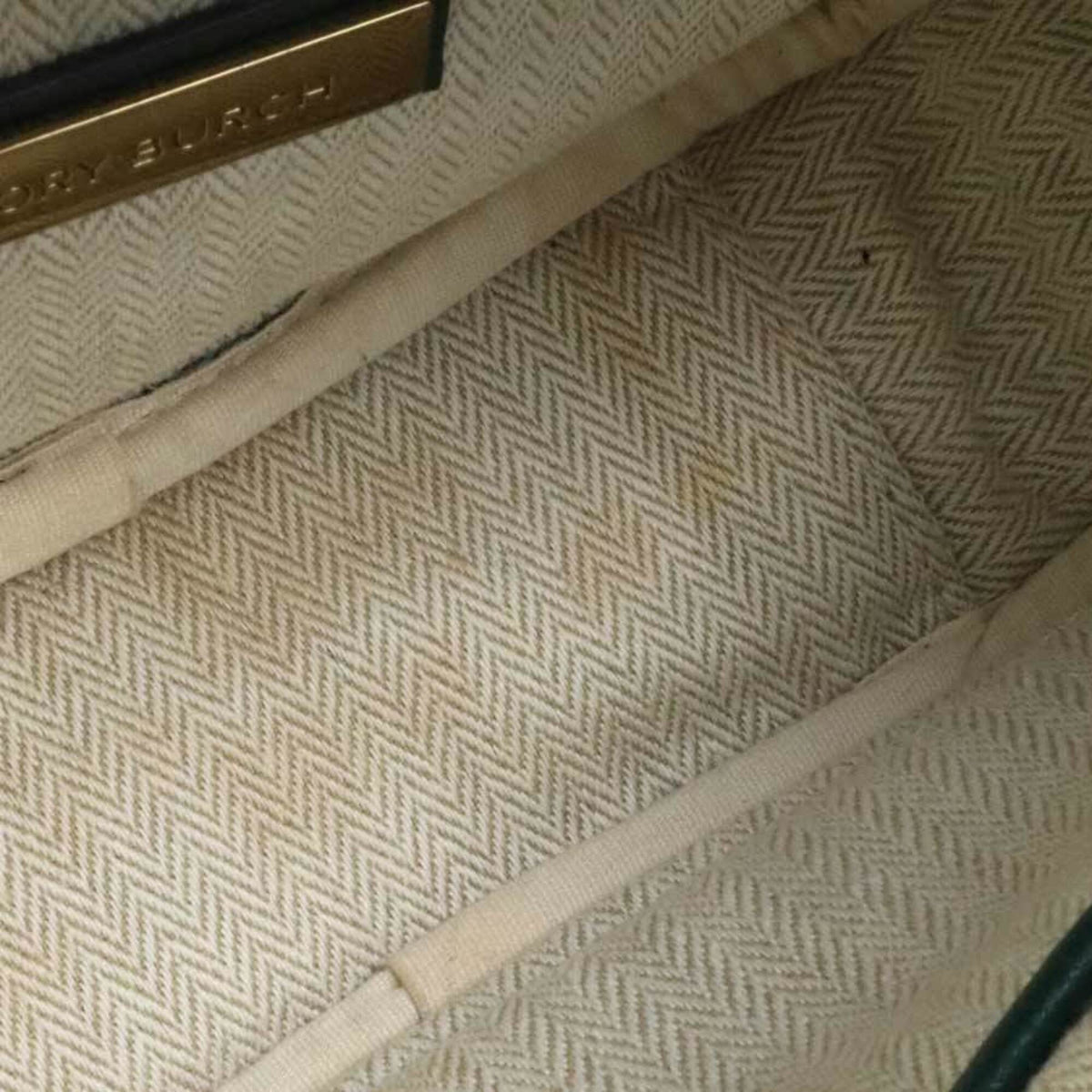 Tory Burch Green Leather Shoulder Bag (Pre-Owned)