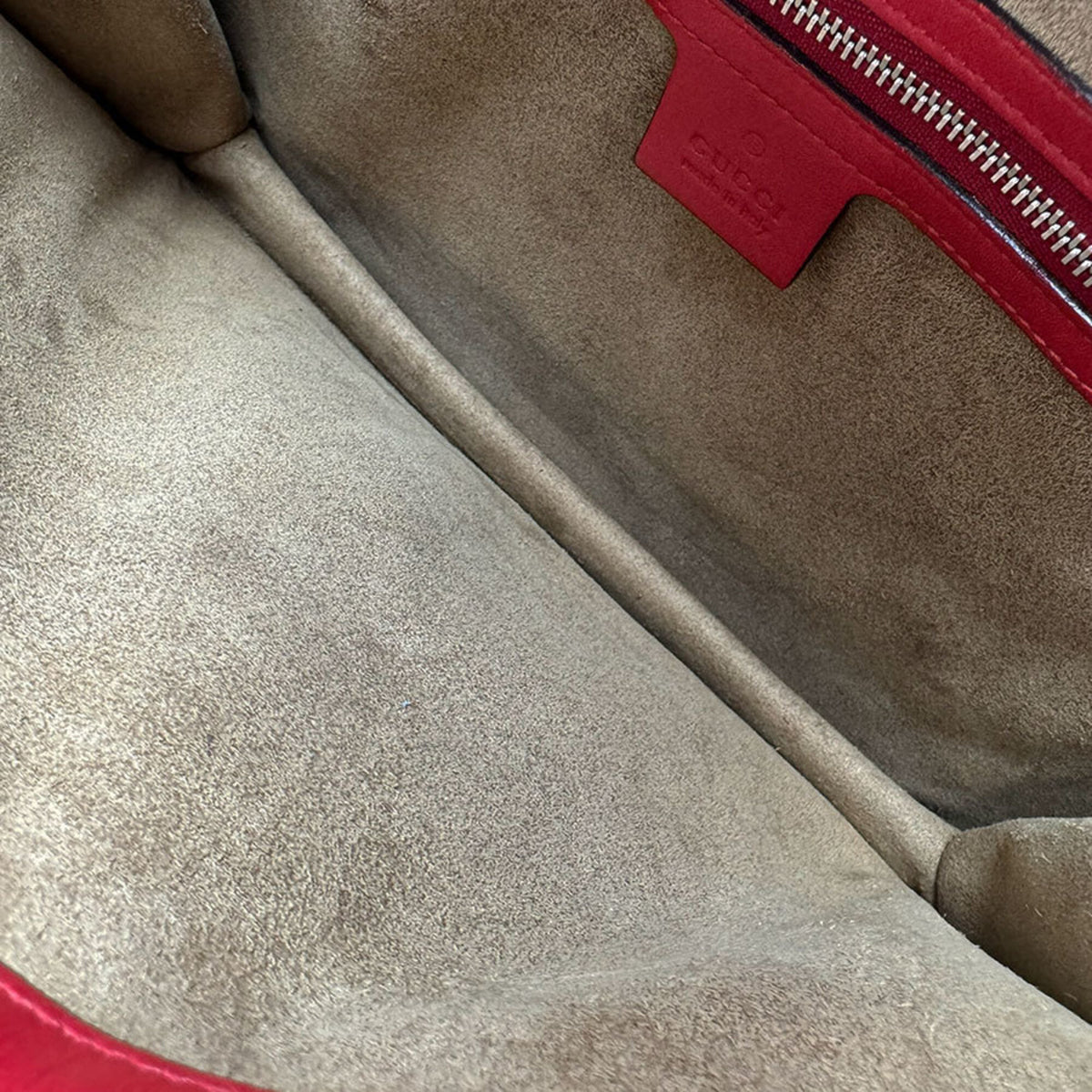 Gucci Brown Red Color Gg Supreme Handbag Shoulder Bag (Pre-Owned)