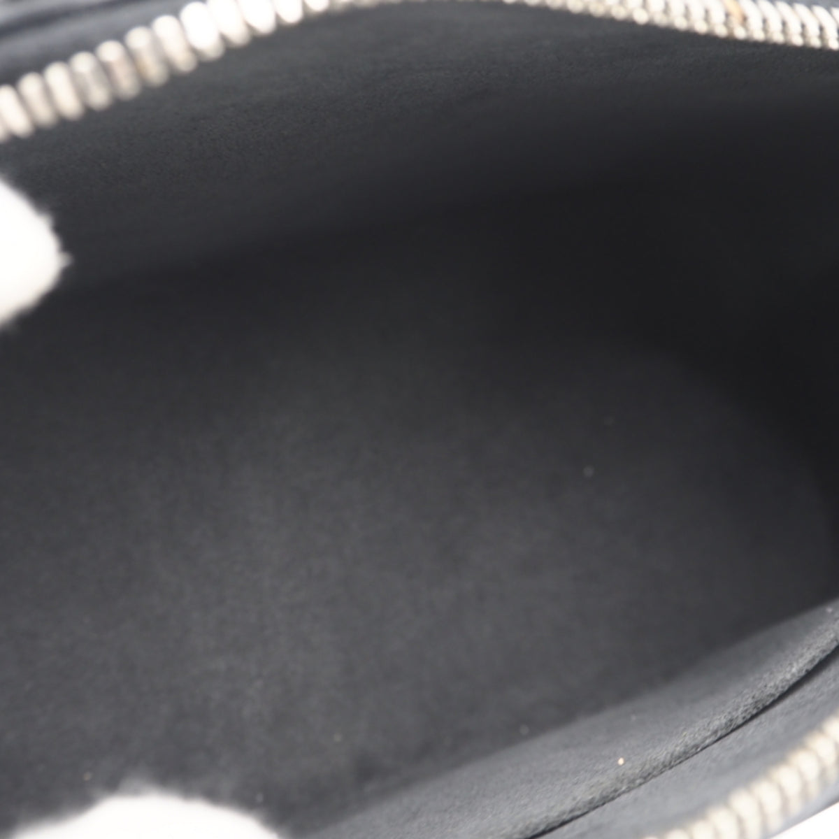 Louis Vuitton Beige Pink Black Noir Leather Handbag (Pre-Owned)