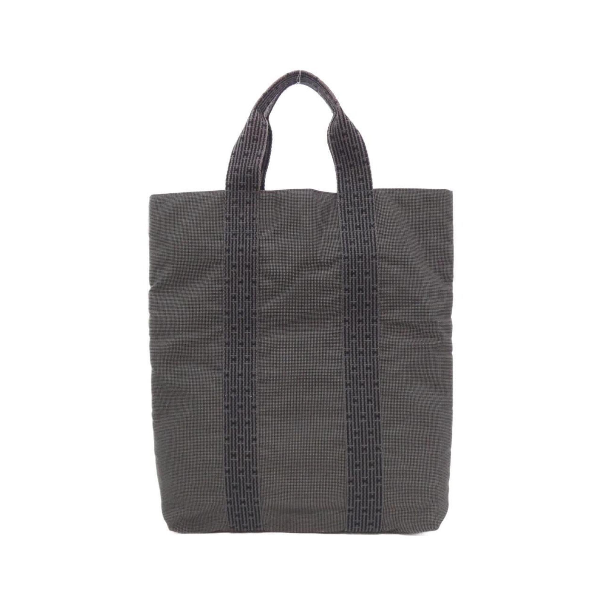 Hermes Black Canvas Handbag (Pre-Owned)