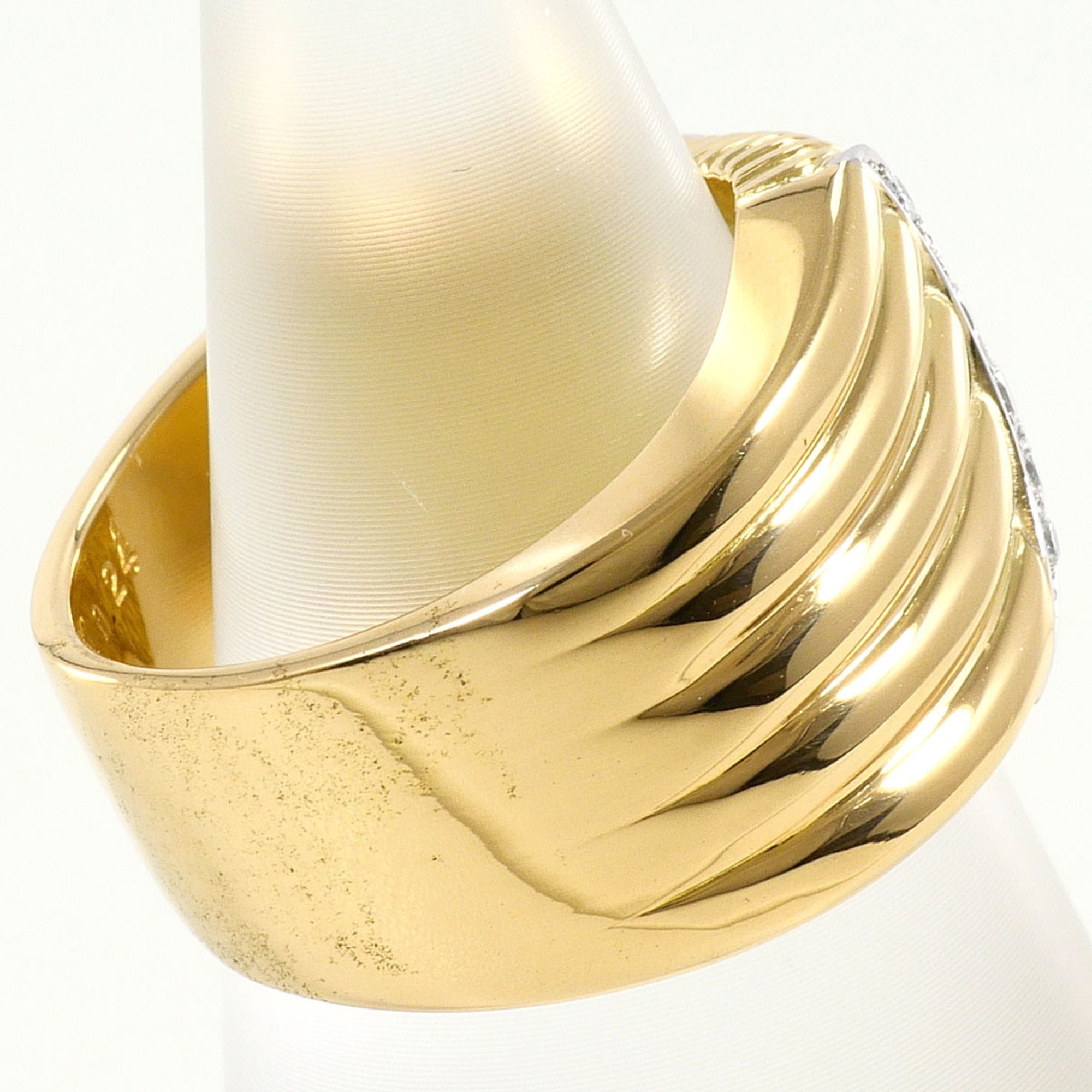 Unbranded Platinum Yellow Gold Yellow Gold (18K) Platinum 900 Band Ring (Pre-Owned)