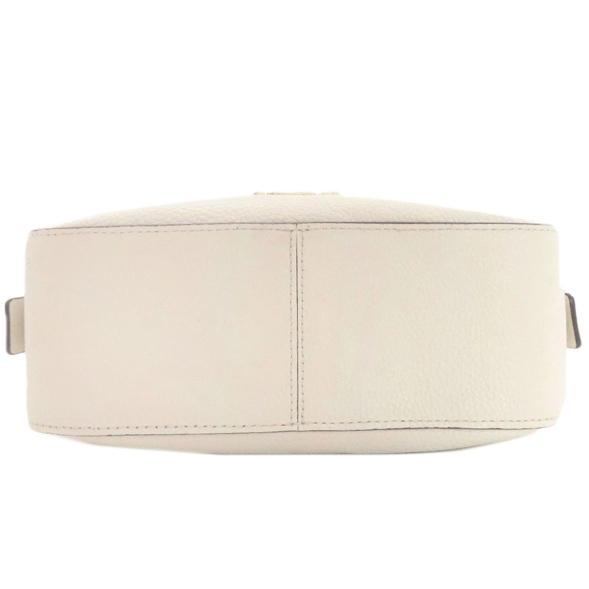 Coach White Leather Shoulder Bag (Pre-Owned)