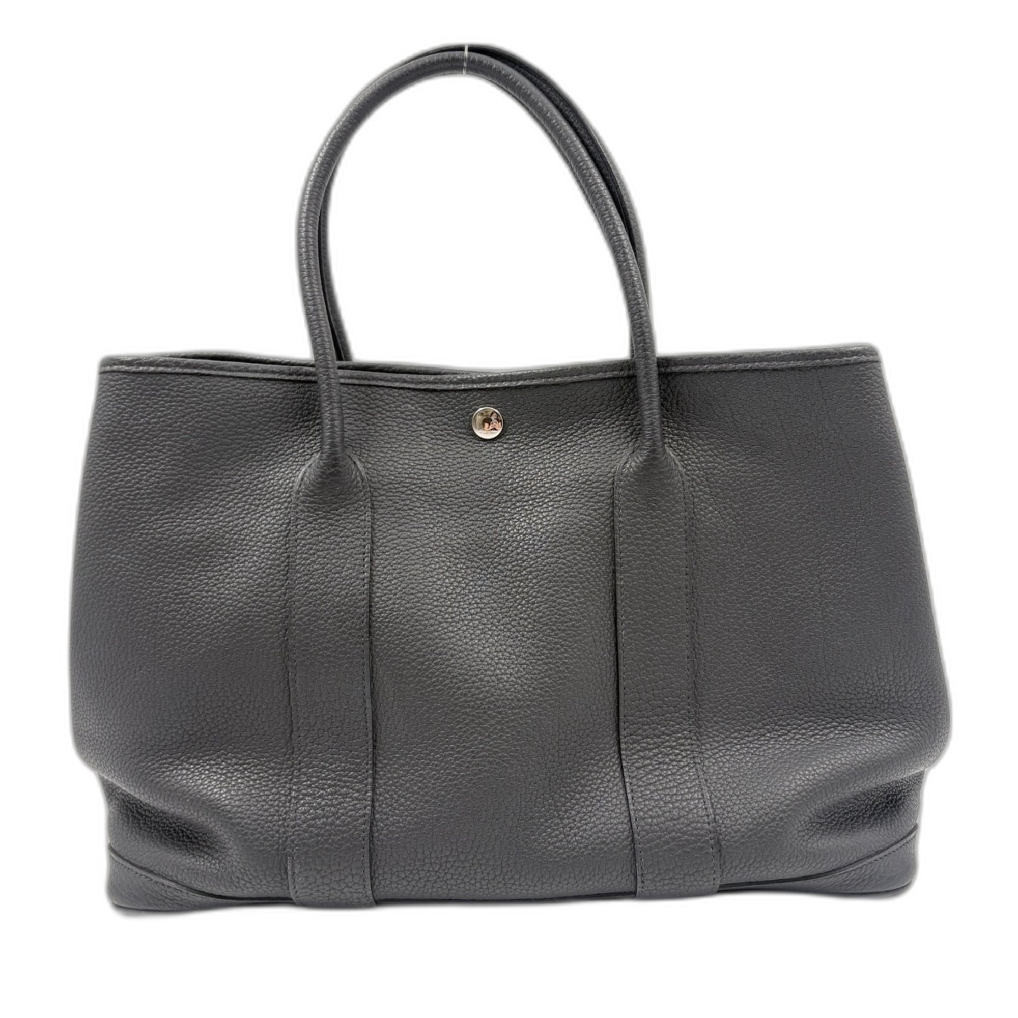 Hermes Garden Gray Handbag (Pre-Owned)