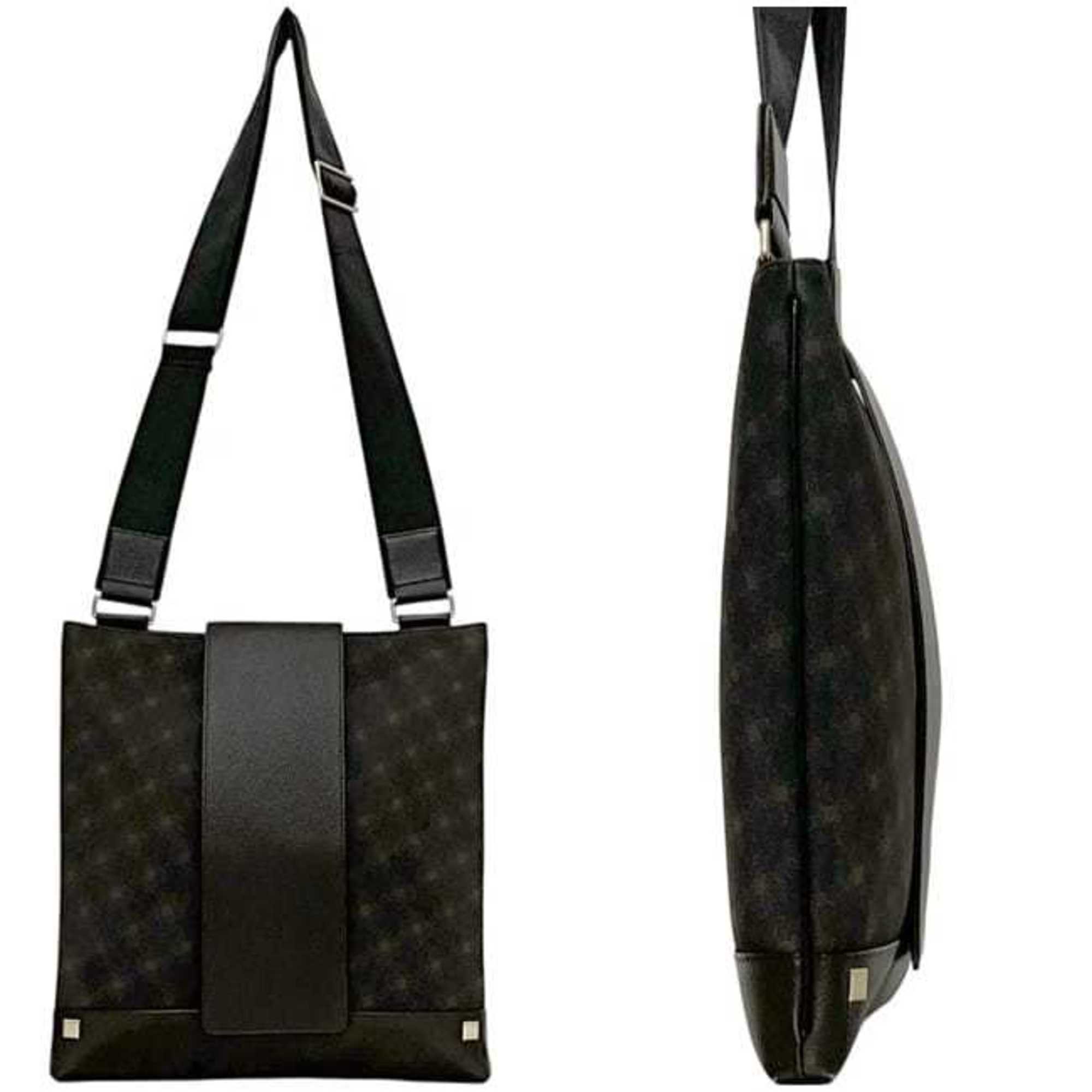 Dunhill Brown Pvc Leather Shoulder Bag (Pre-Owned)