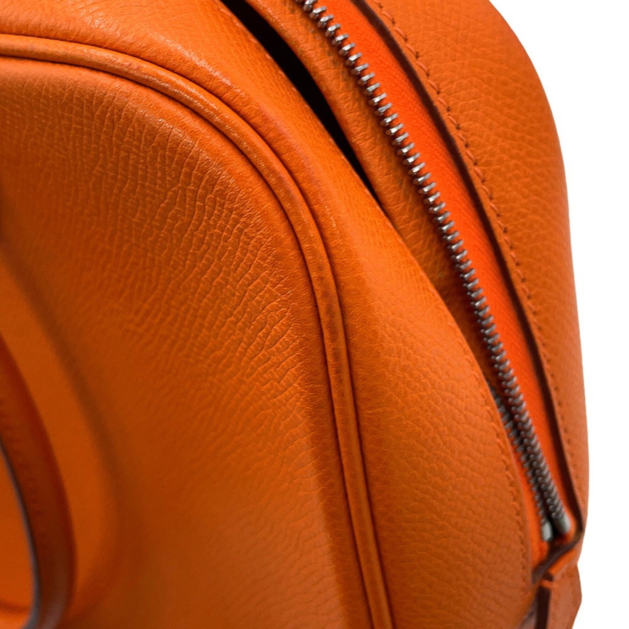 Hermes Plume Orange Epsom Leather Handbag (Pre-Owned)