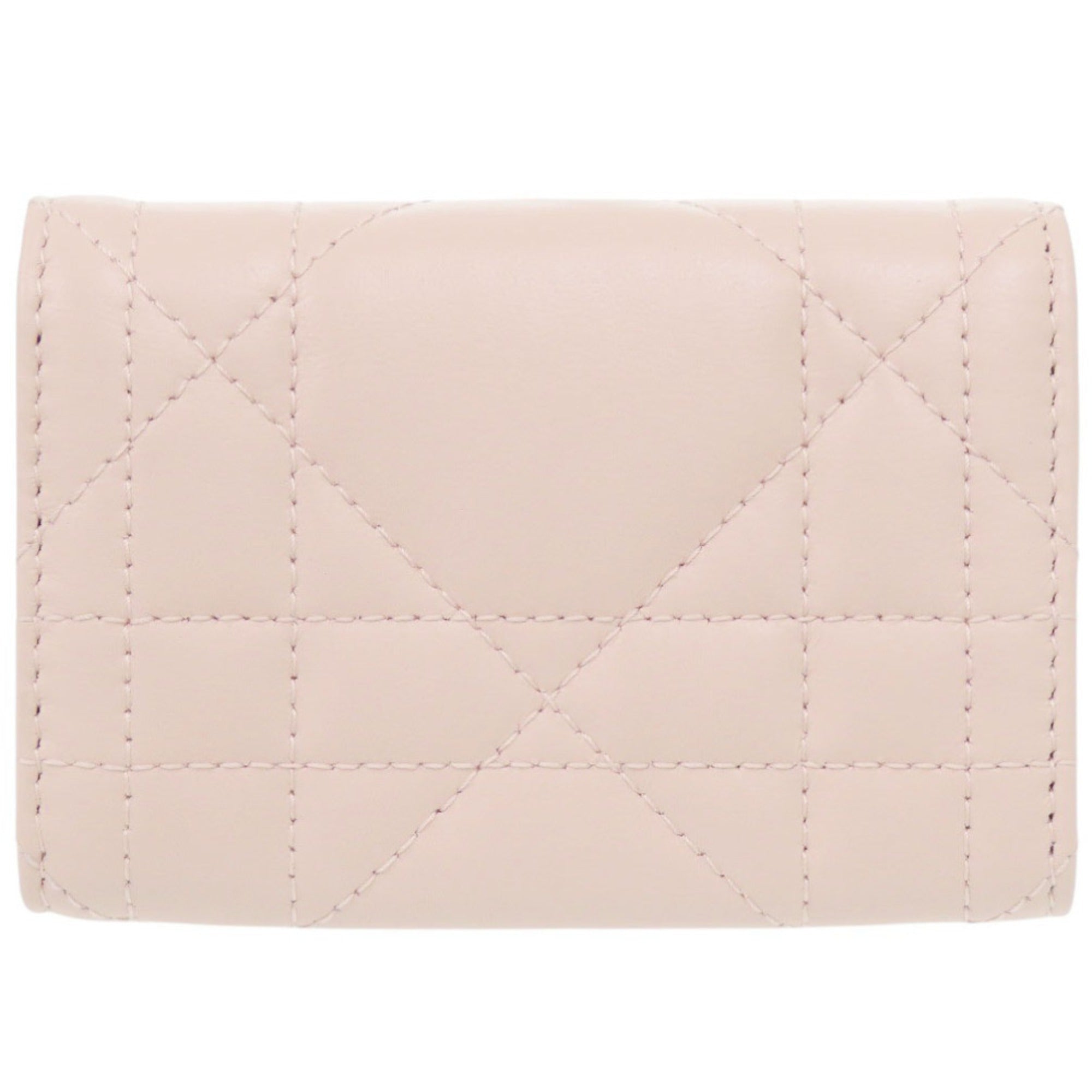 Christian Dior Pink Leather Wallet (Bi-Fold) (Pre-Owned)