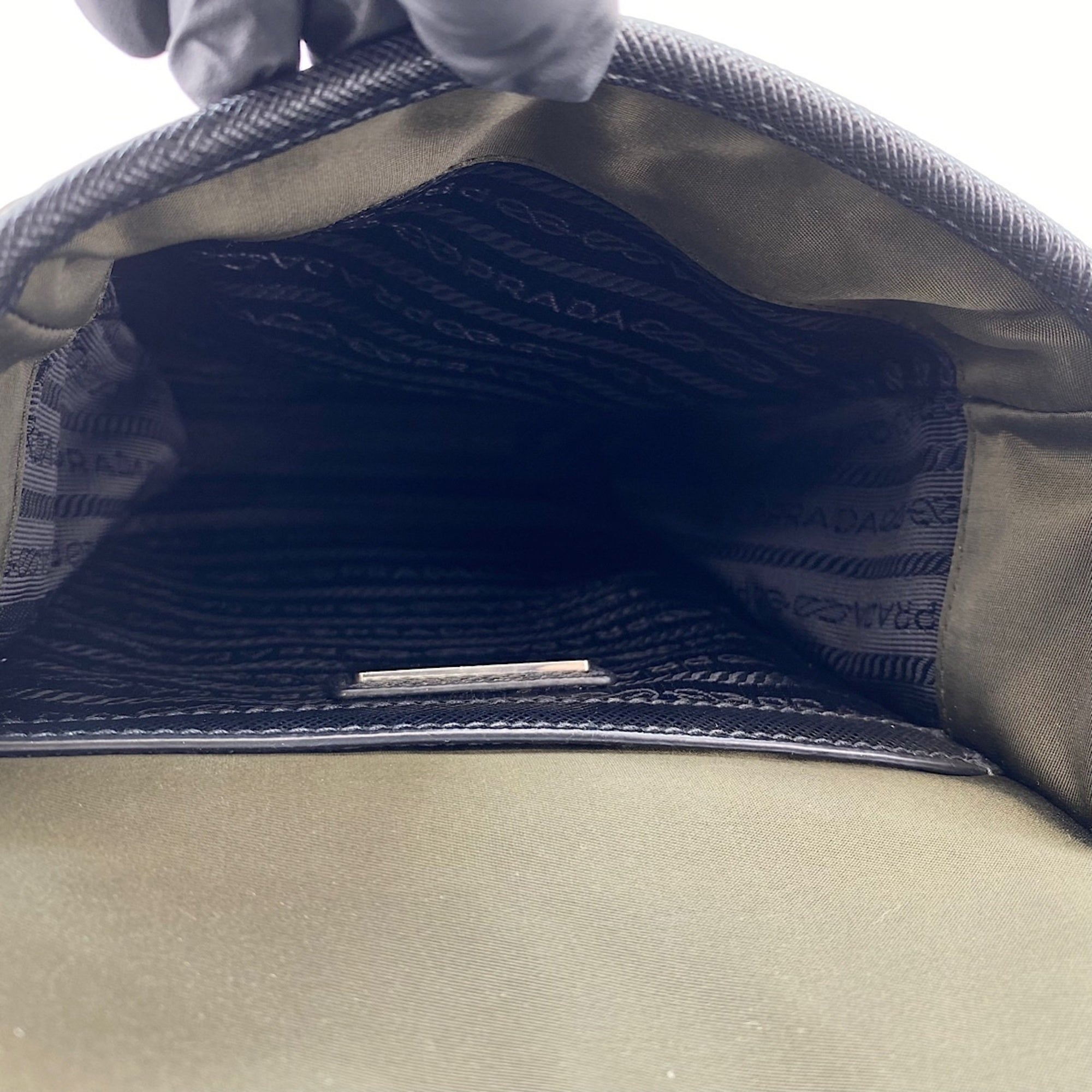 Prada Khaki Shoulder Bag (Pre-Owned)
