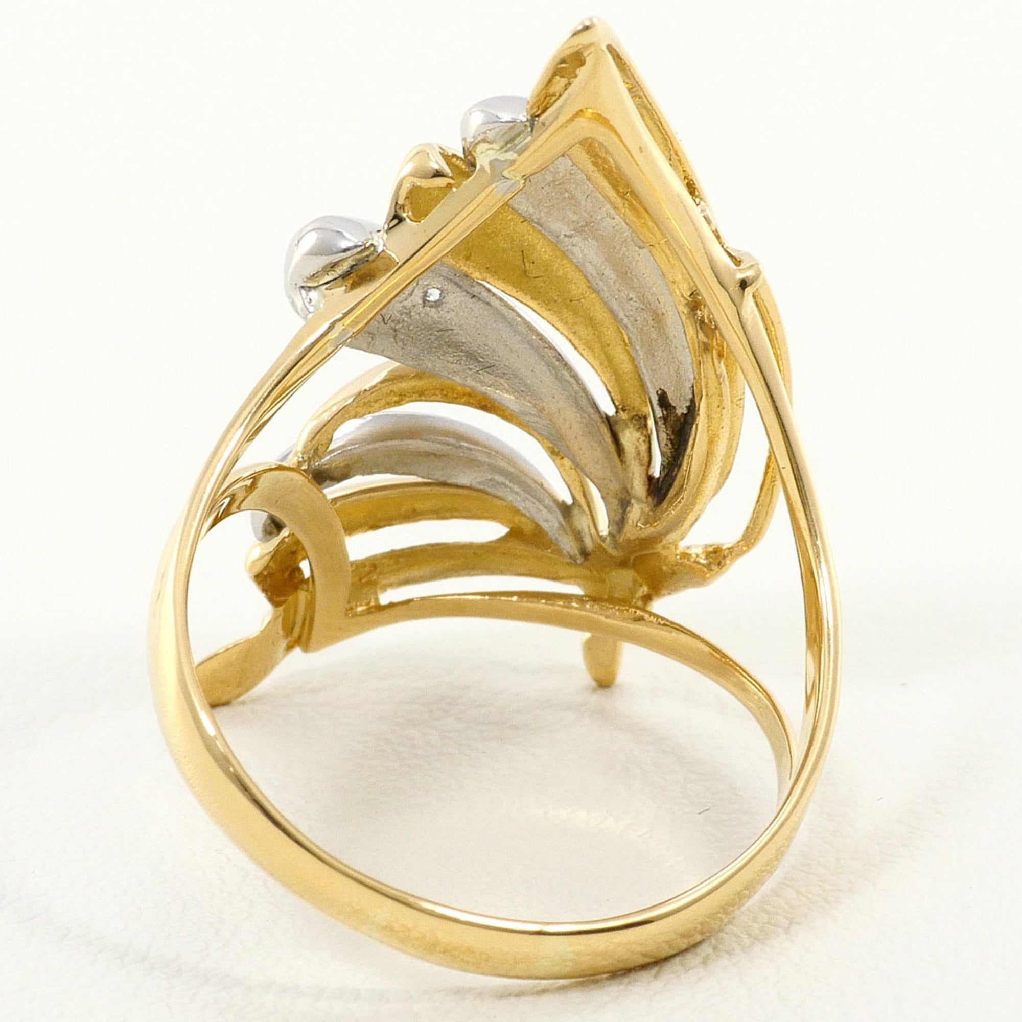 Unbranded Platinum Yellow Gold Yellow Gold (18K) Platinum 900 Band Ring (Pre-Owned)