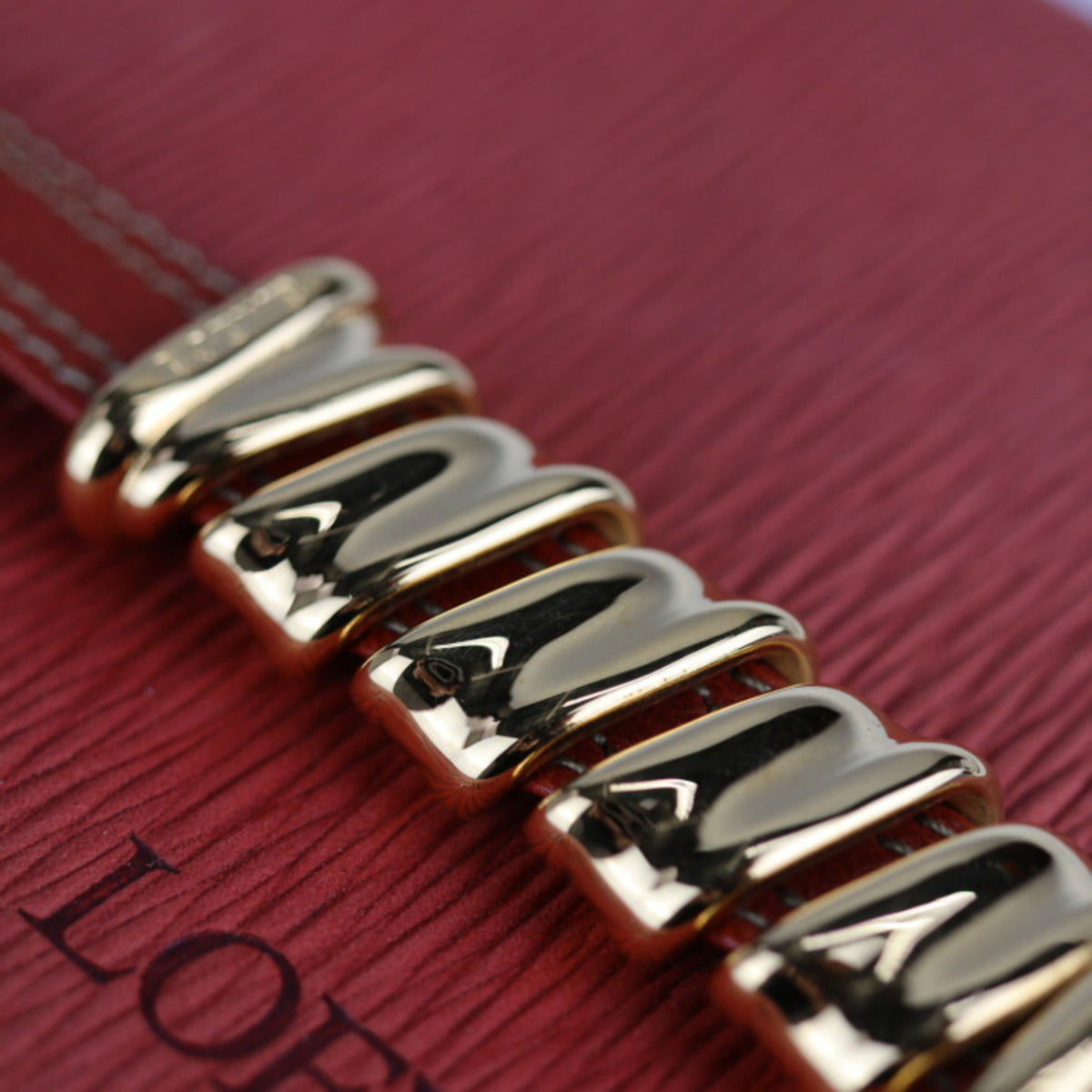 Loewe Leather Clutch Bag Handbag (Pre-Owned)