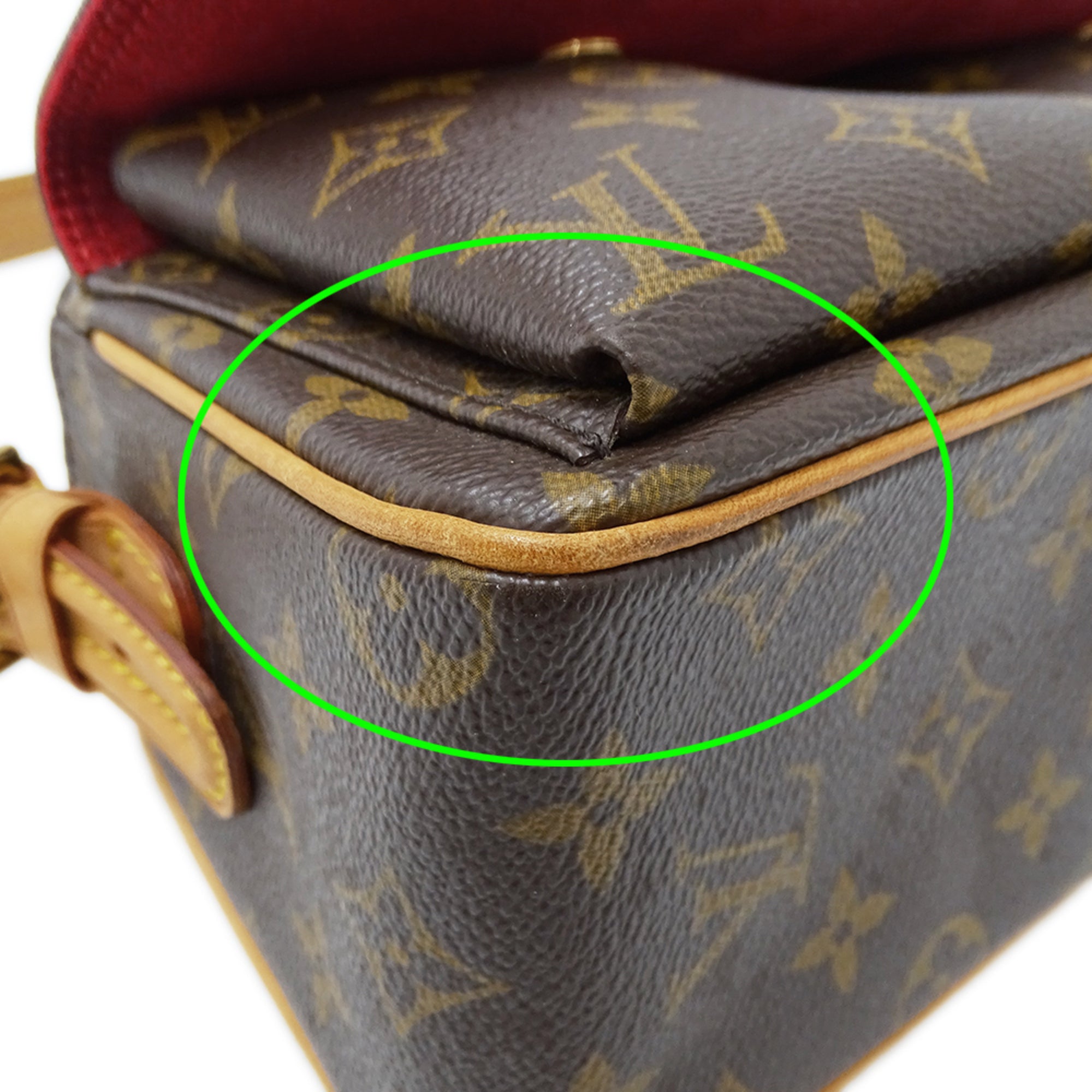Louis Vuitton Brown Galle Monogram Monogram Handbag Shoulder Bag (Pre-Owned)