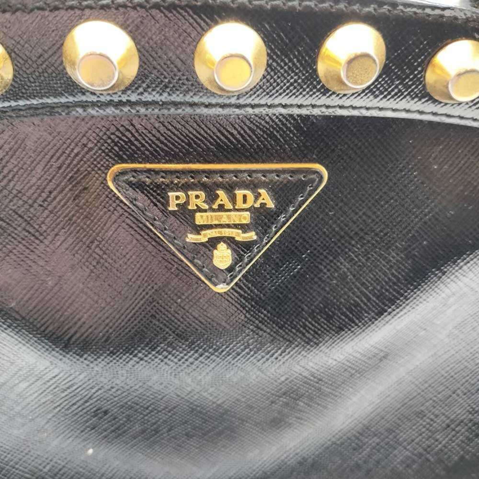Prada Black Saffiano Handbag Tote Bag (Pre-Owned)