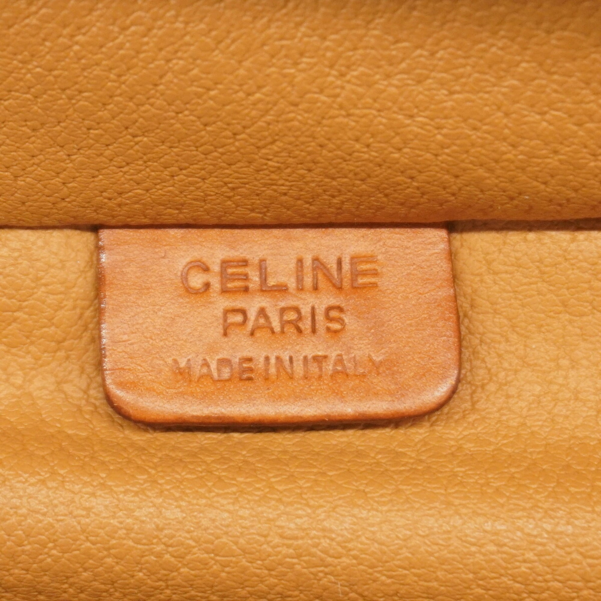 Celine Brown Pvc Vanity Bag (Pre-Owned)