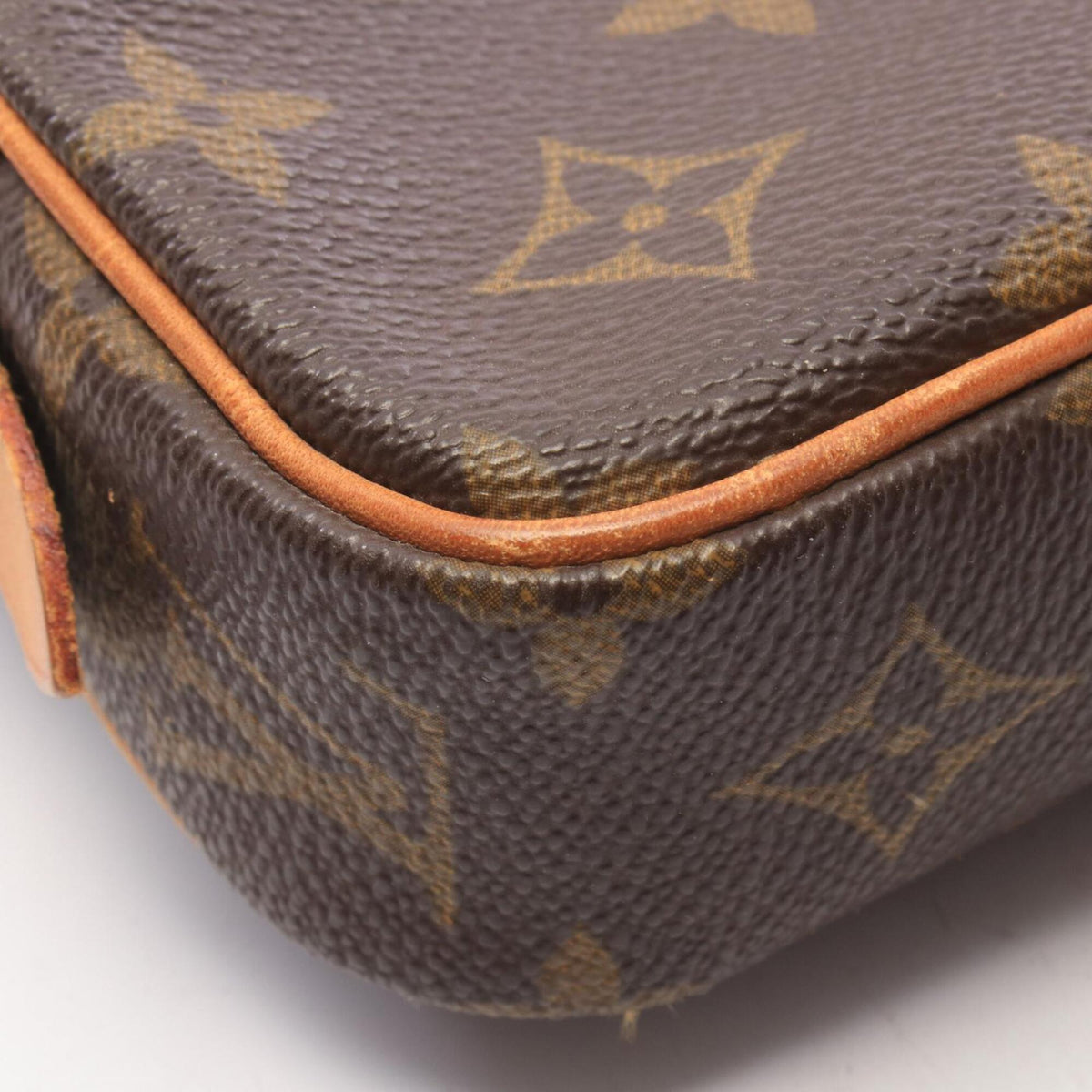 Louis Vuitton Brown Pvc Leather Handbag Shoulder Bag (Pre-Owned)
