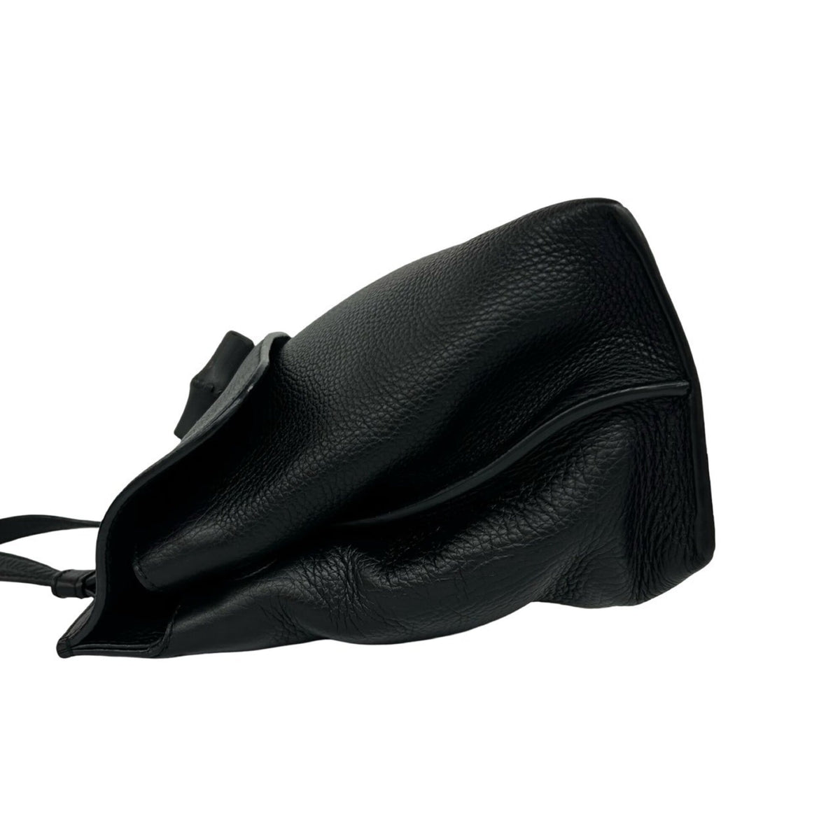 Gucci Black Leather Handbag Shoulder Bag (Pre-Owned)