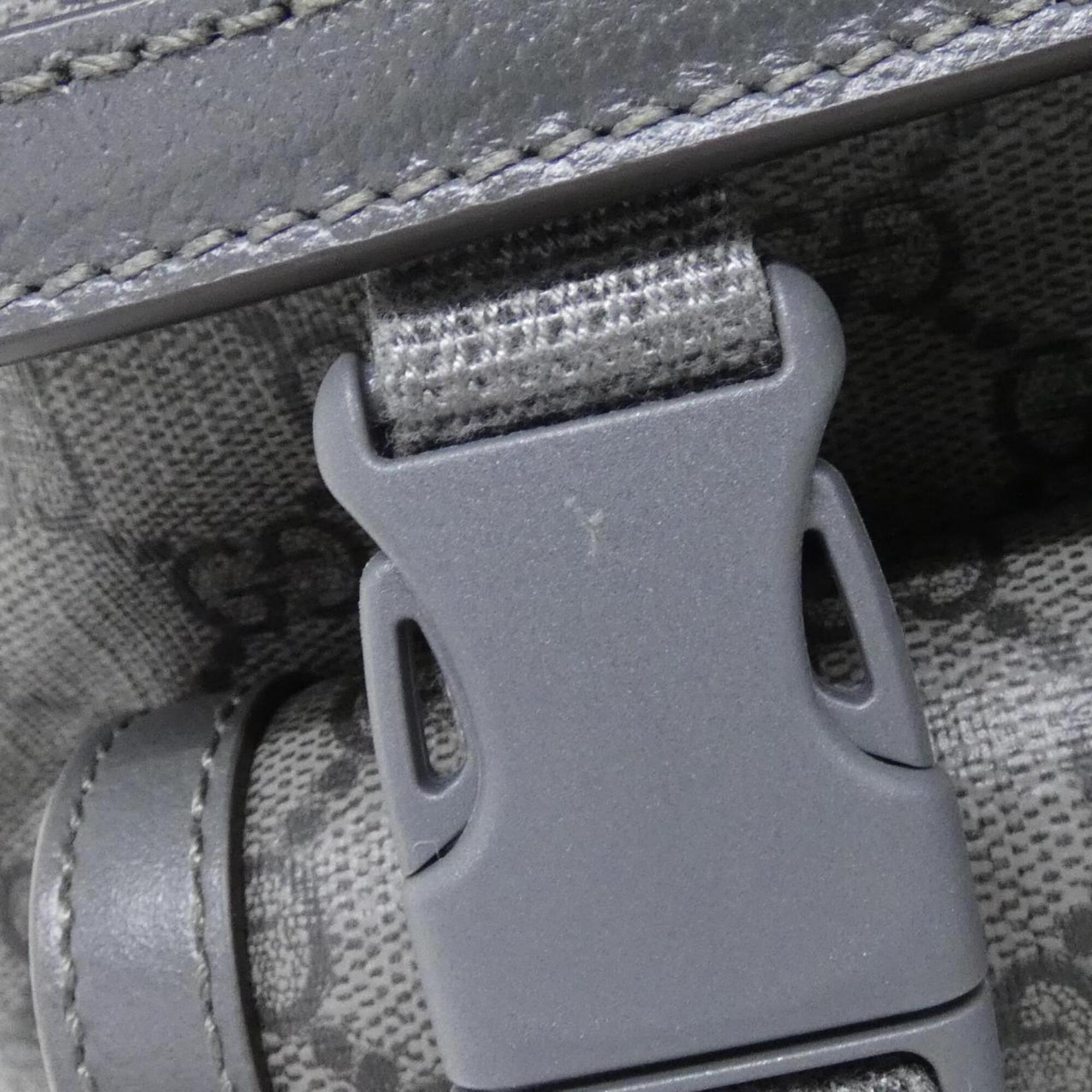 Gucci Black Gray Gg Supreme Backpack (Pre-Owned)