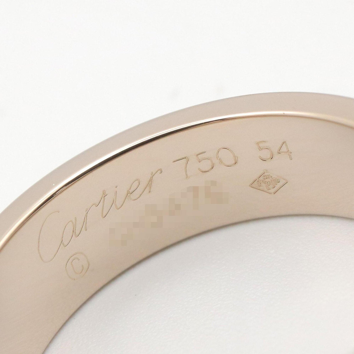 Cartier Silver White Gold (18K) Band Ring (Pre-Owned)
