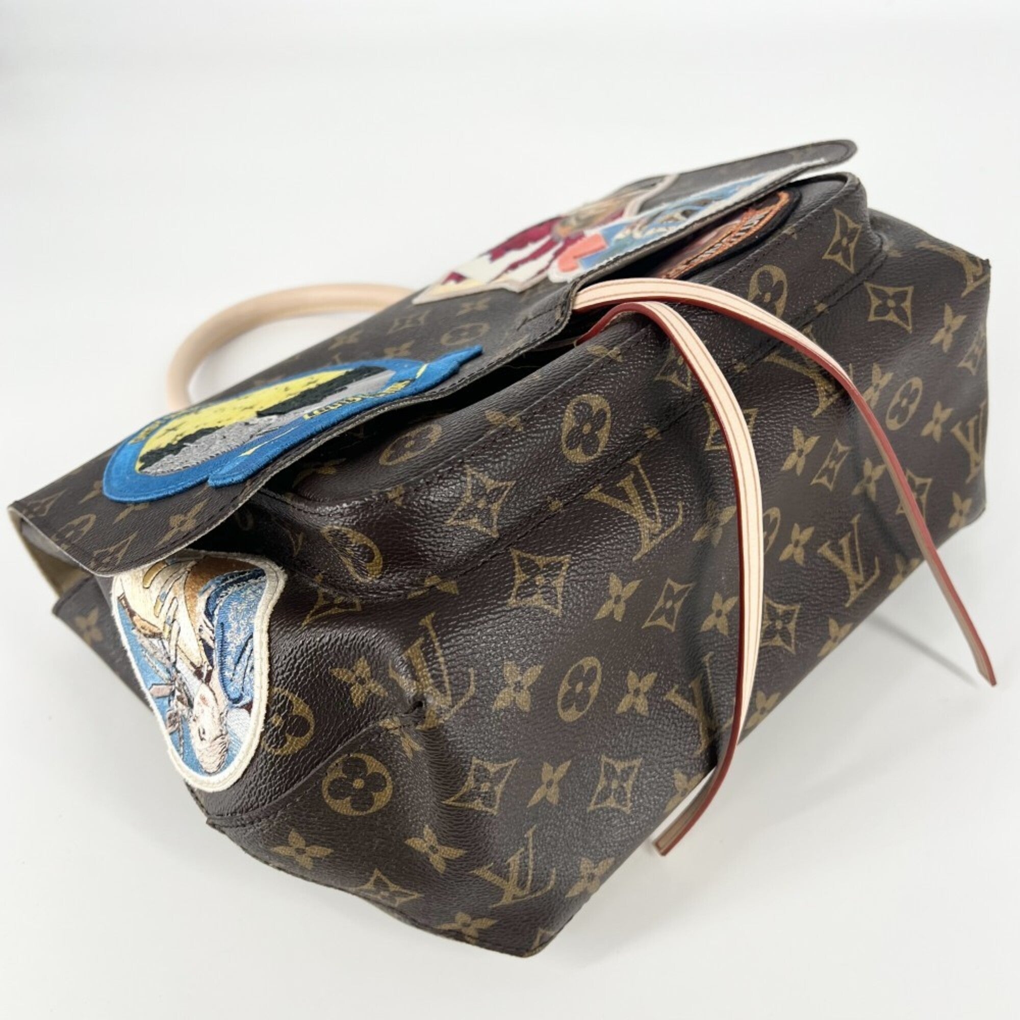 Louis Vuitton Brown Monogram Canvas Handbag Shoulder Bag (Pre-Owned)