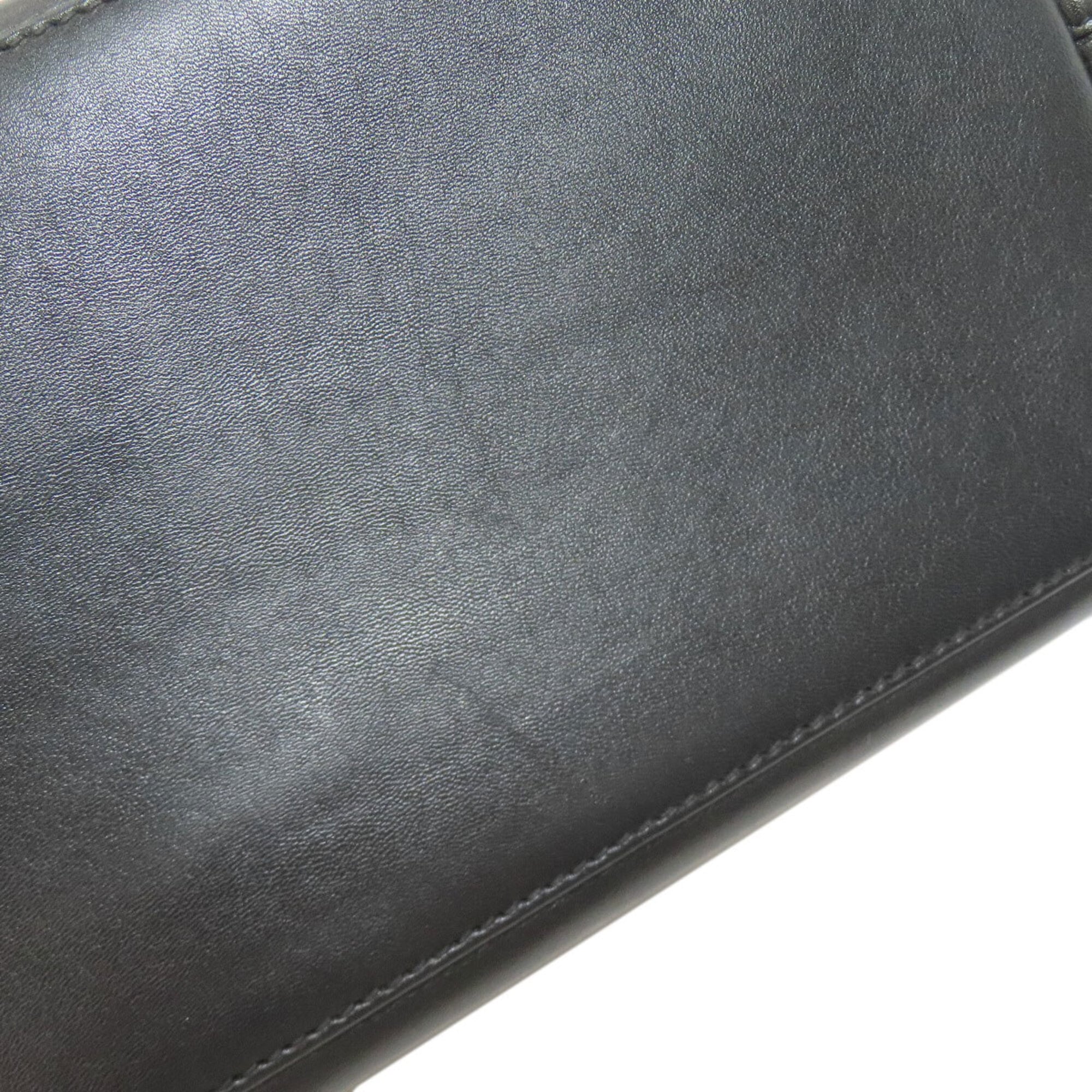 Balenciaga Black Leather Pouch Tote Bag (Pre-Owned)