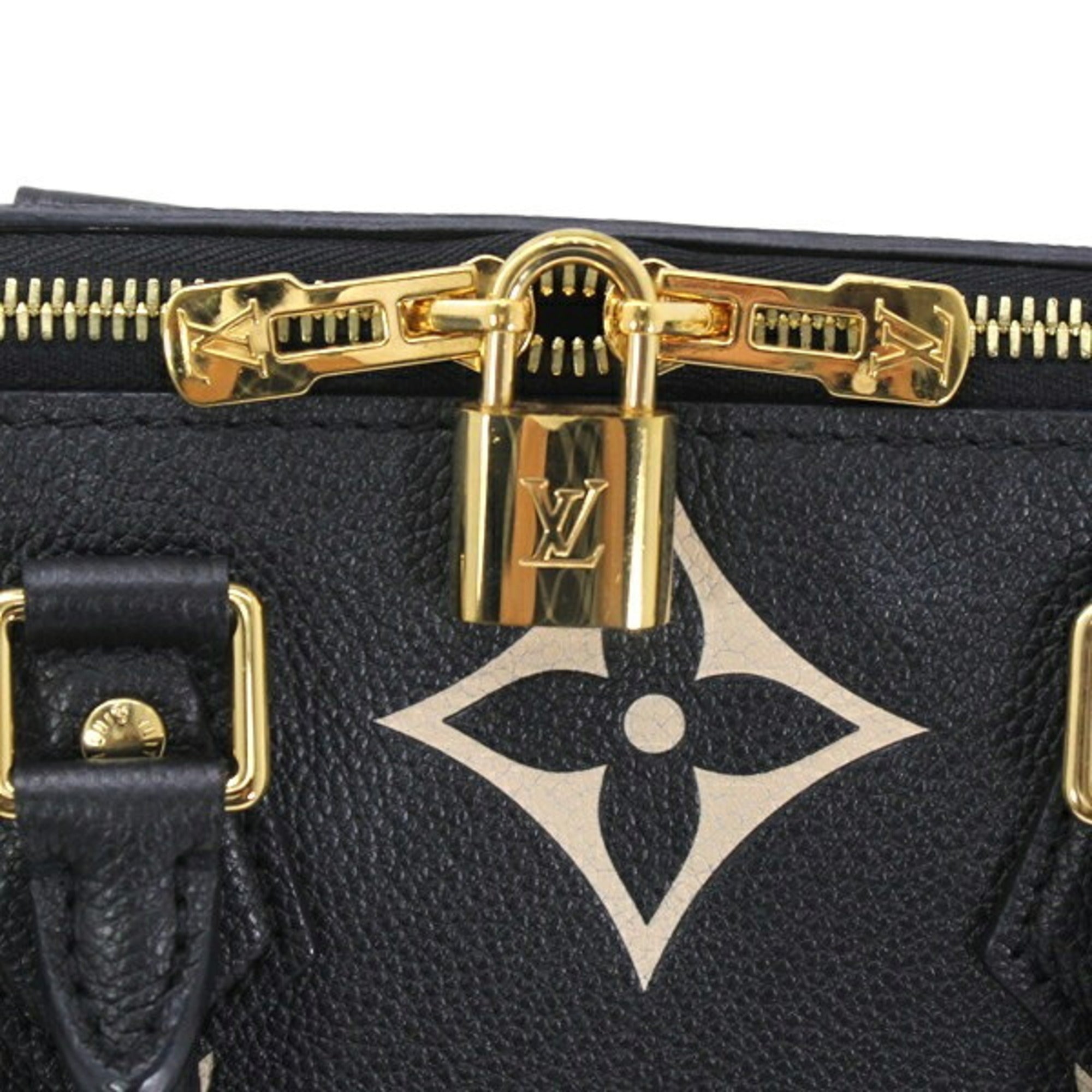 Louis Vuitton Black Monogram Empreinte Handbag Shoulder Bag (Pre-Owned)