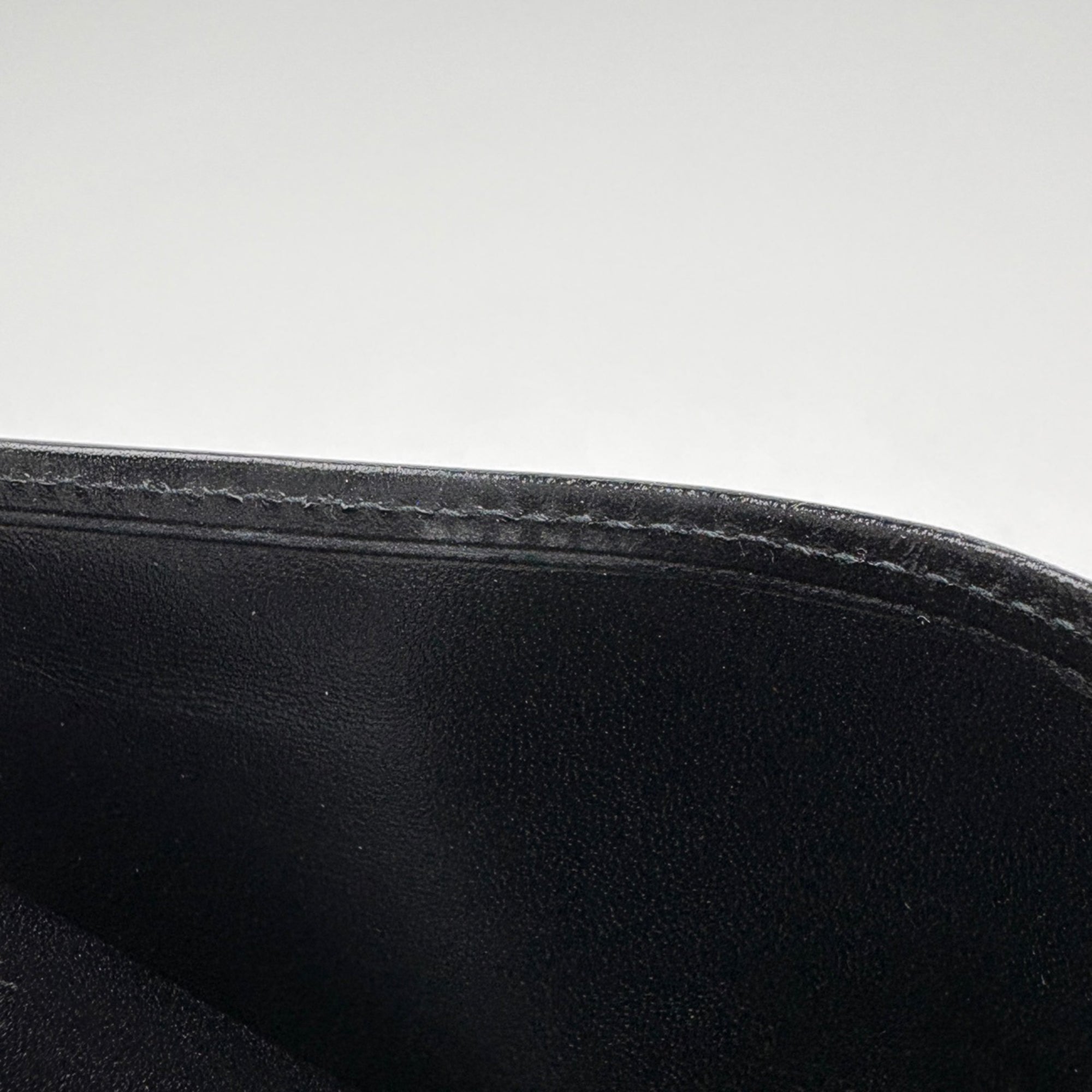 Cartier Black Leather Wallet (Bi-Fold) (Pre-Owned)