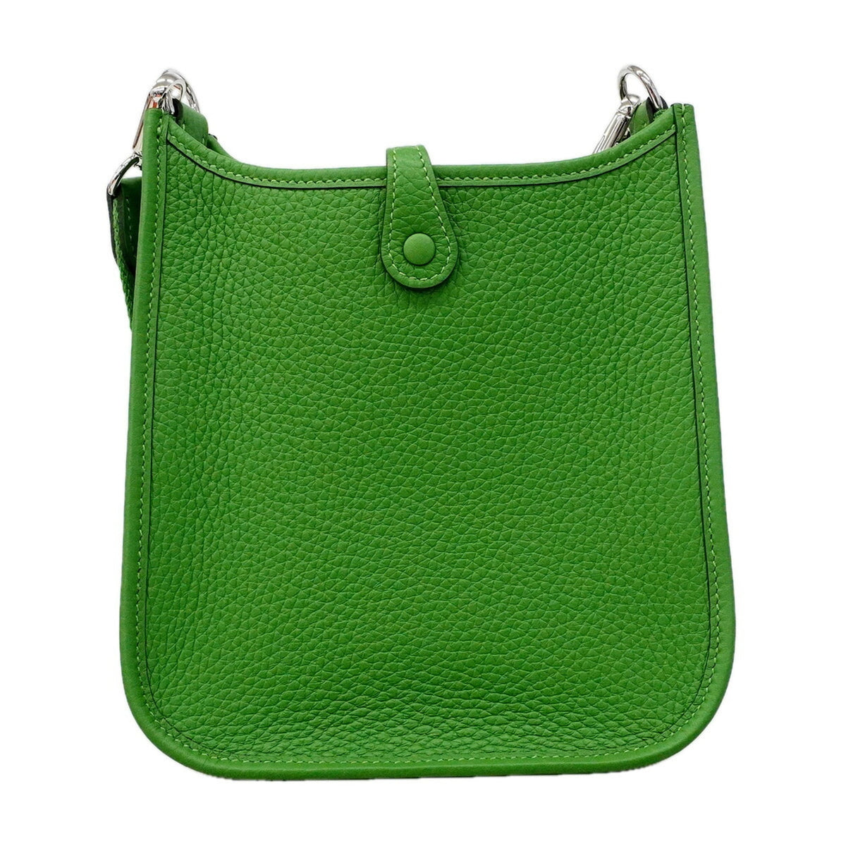 Hermes Green Taurillon Clemence Leather Shoulder Bag (Pre-Owned)