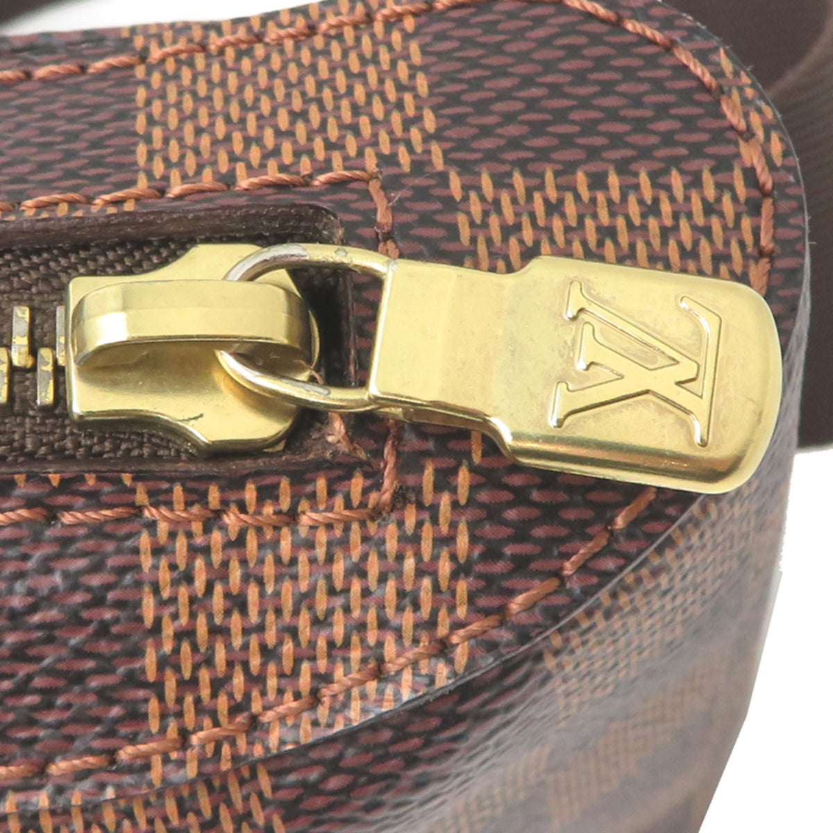 Louis Vuitton Brown Damier Canvas Sling Bag (Pre-Owned)