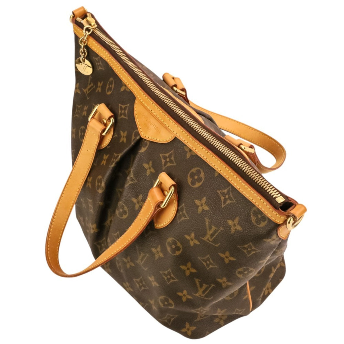 Louis Vuitton Brown Monogram Shoulder Bag Tote Bag (Pre-Owned)