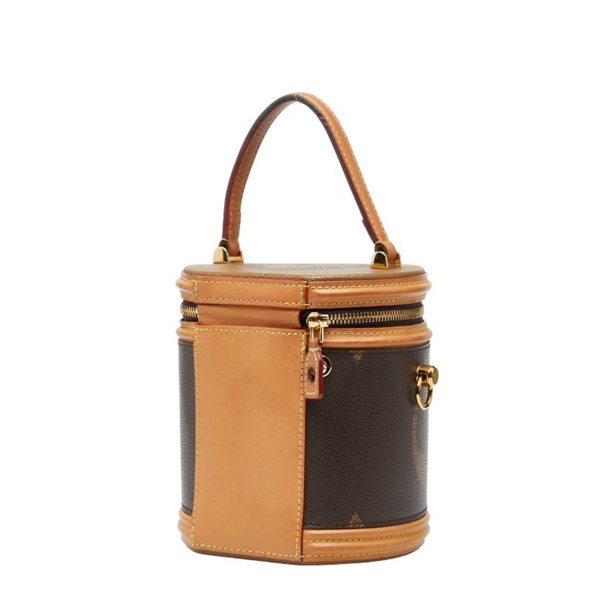 Louis Vuitton Brown Pvc Leather Shoulder Bag Vanity Bag (Pre-Owned)
