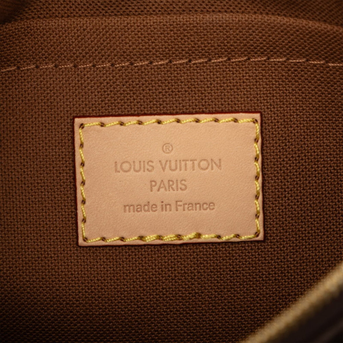 Louis Vuitton Monogram Brown Pvc Leather Handbag Pochette Pouch Shoulder Bag (Pre-Owned)