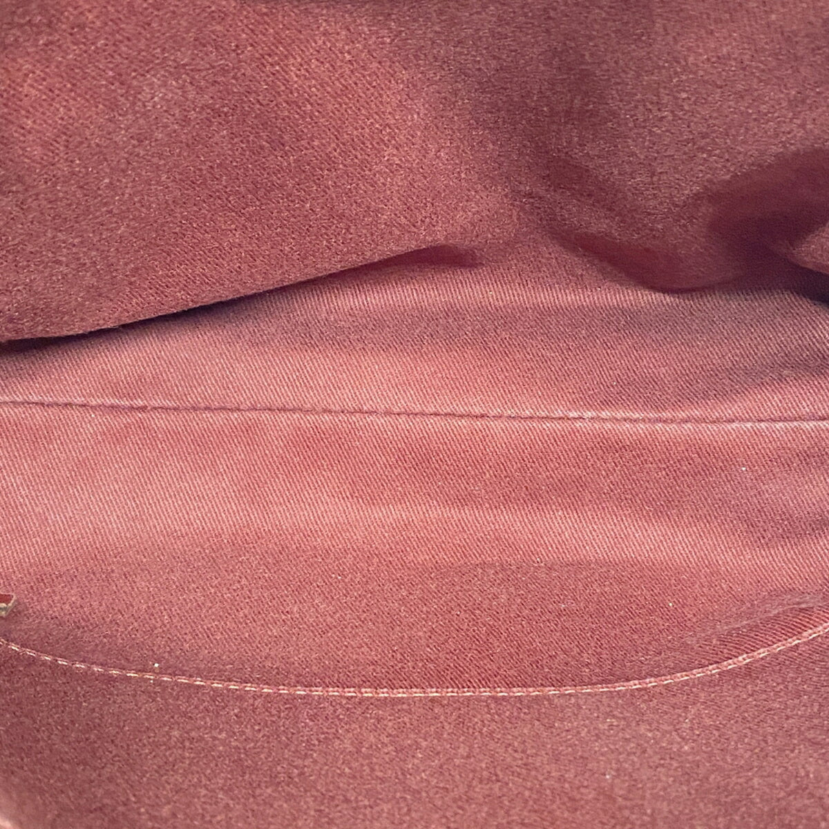 Chanel Red Color Canvas Tote Bag (Pre-Owned)