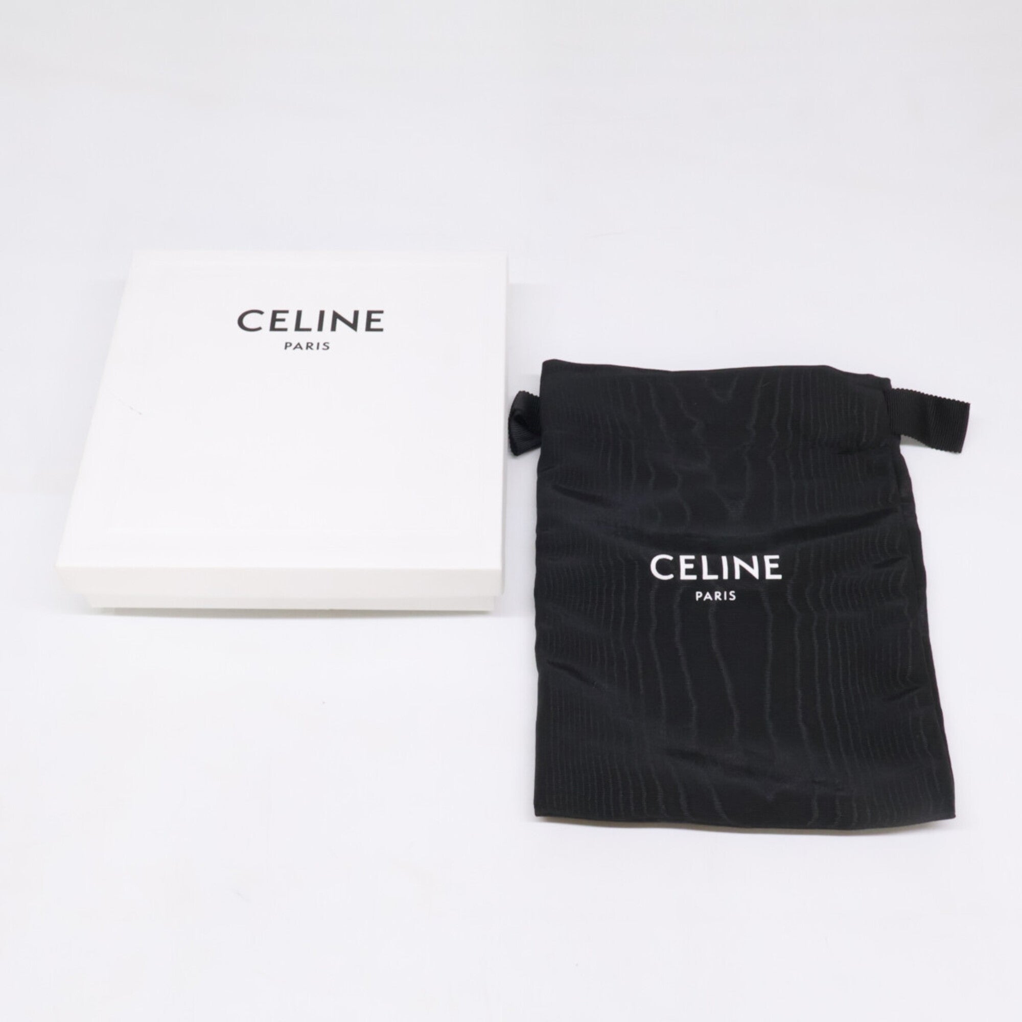 Celine Brown Leather Coin Purse/Coin Case (Pre-Owned)