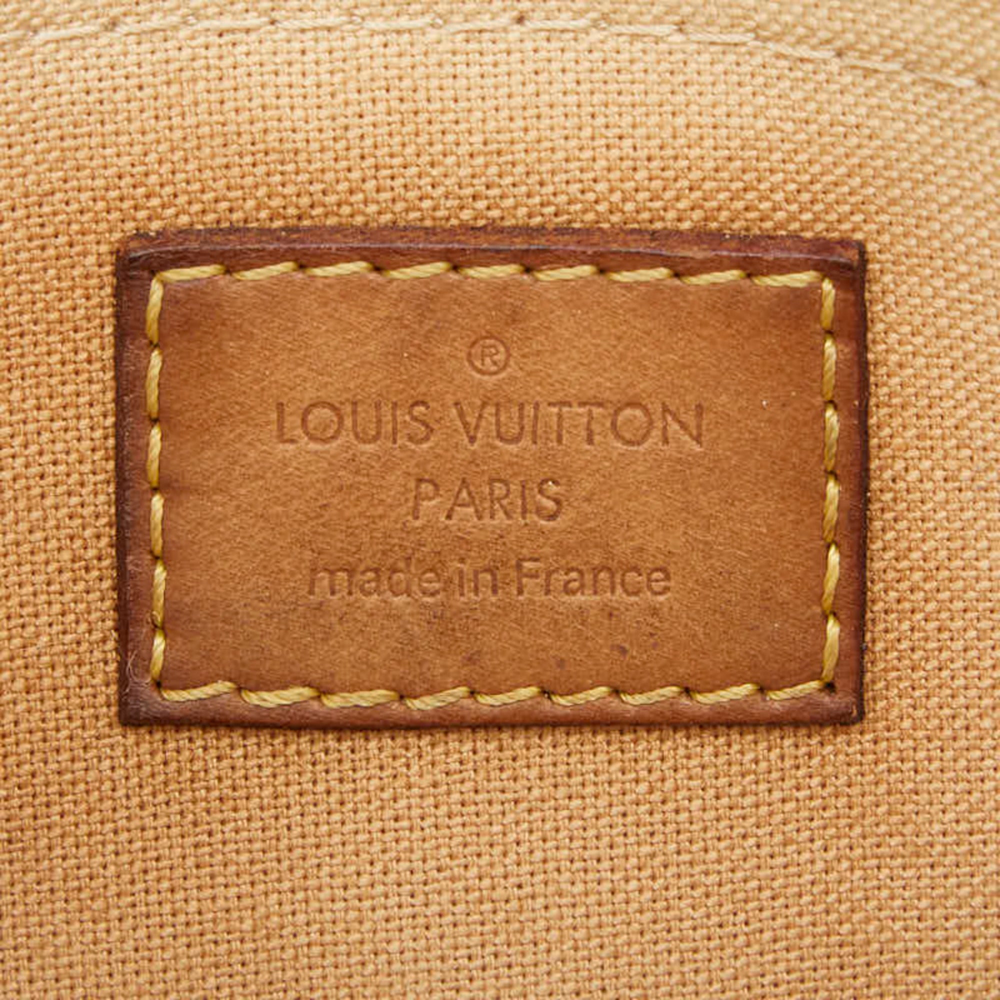 Louis Vuitton White Pvc Leather Handbag Shoulder Bag (Pre-Owned)