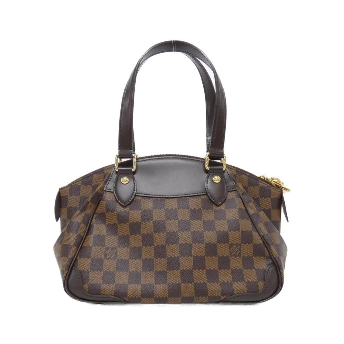 Louis Vuitton Brown Coated Canvas Handbag (Pre-Owned)