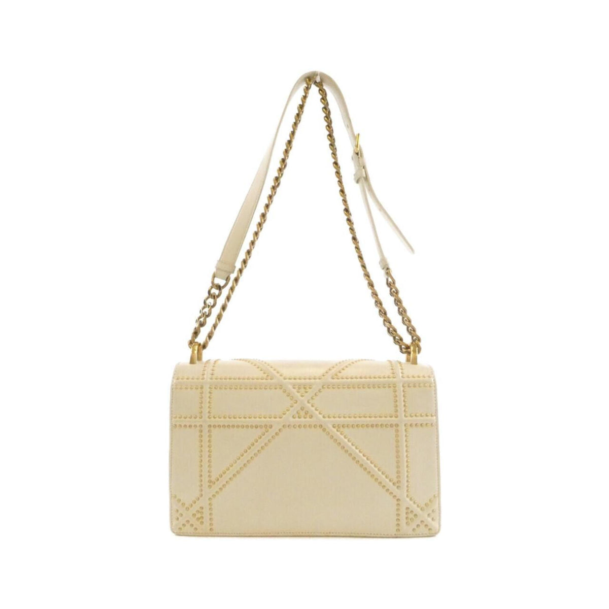 Christian Dior White Leather Shoulder Bag (Pre-Owned)