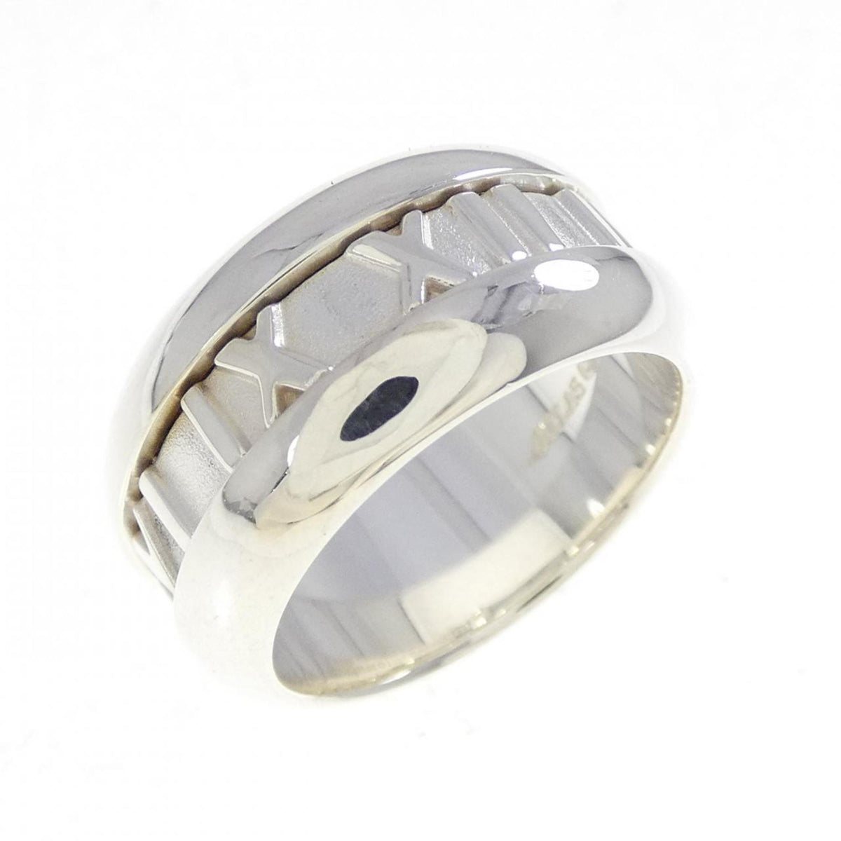 Tiffany Silver Silver 925 Band Ring (Pre-Owned)