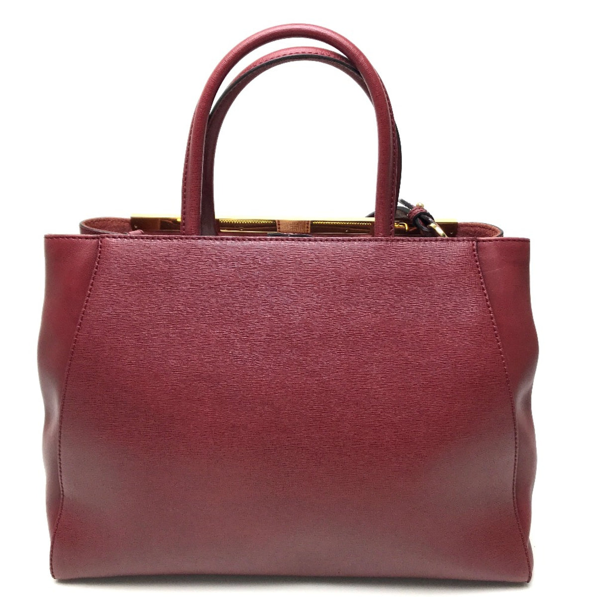 Fendi Red Leather Handbag (Pre-Owned)