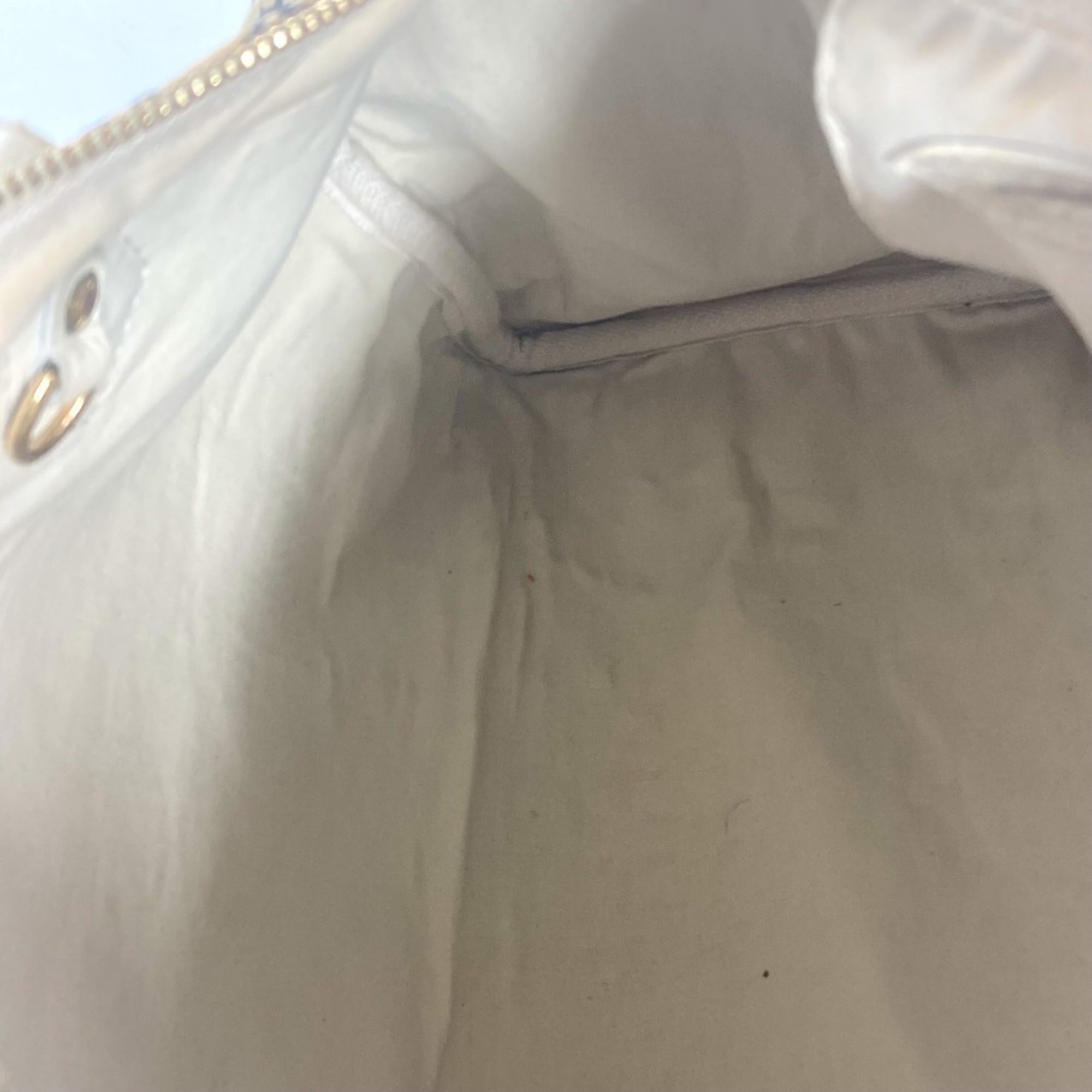 Louis Vuitton Monogram Mini Lin Navy White Monogram Mini Lin Boston Bag Handbag (Pre-Owned)