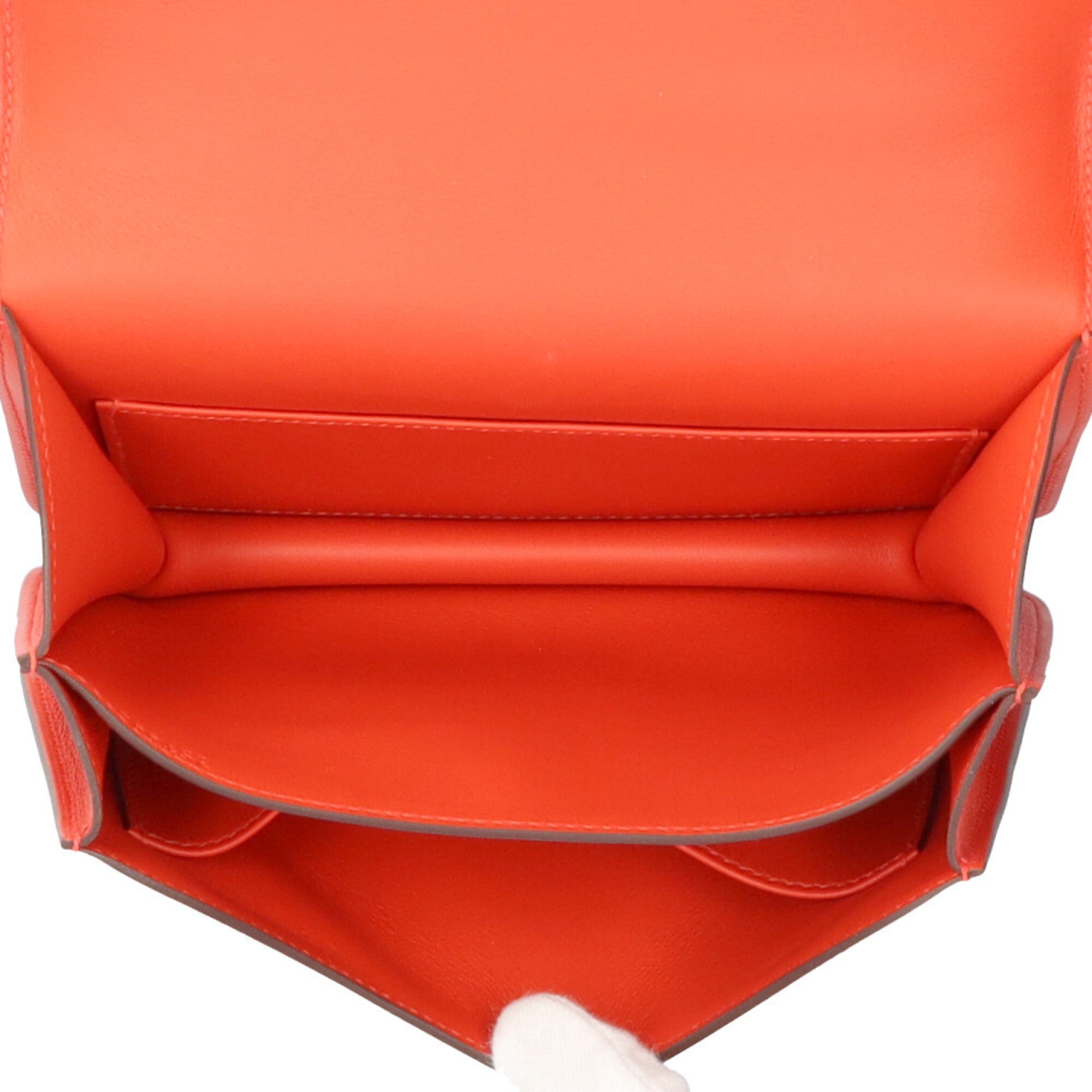 Hermes Capucine Orange Epsom Leather Shoulder Bag (Pre-Owned)