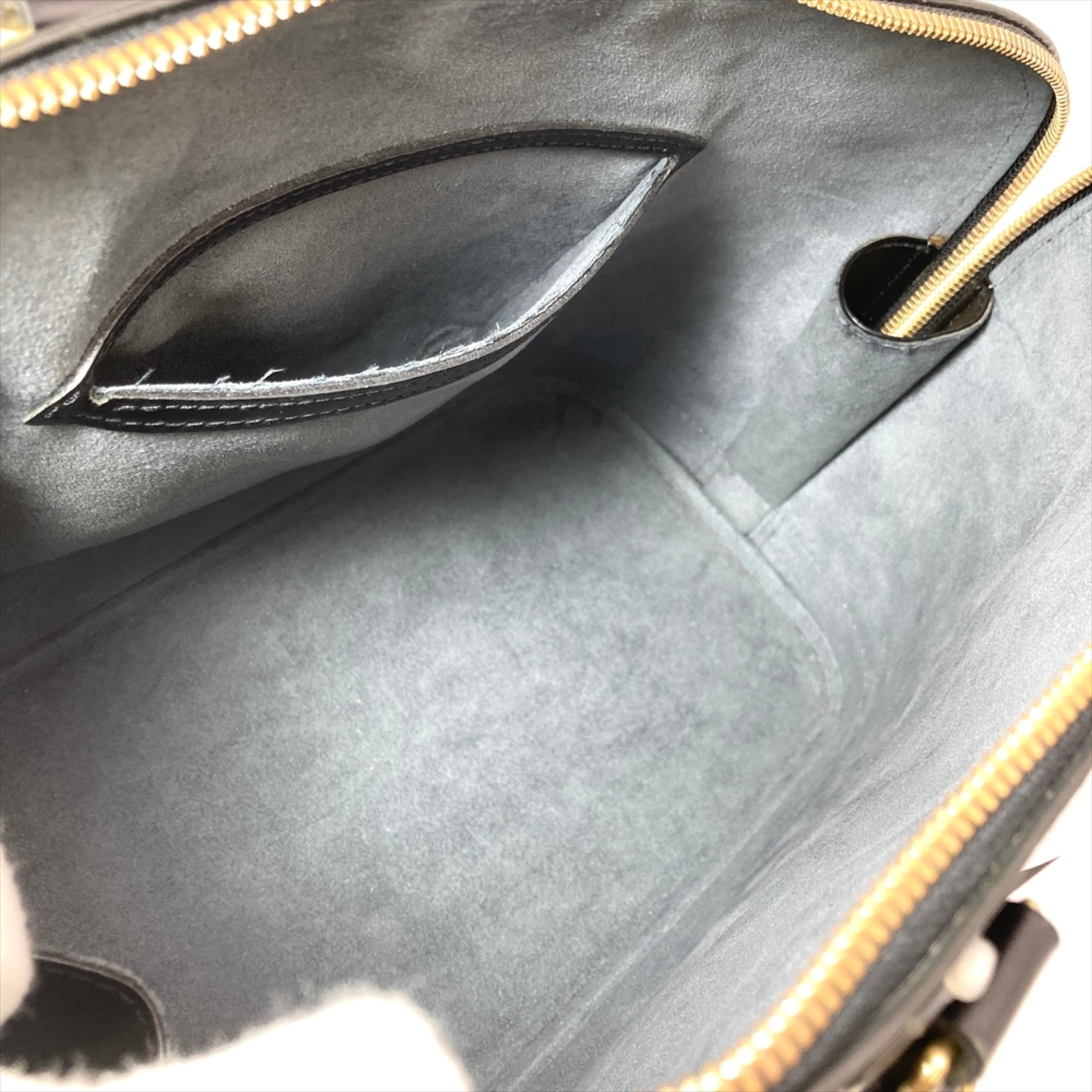 Louis Vuitton Black Noir Epi Leather Handbag (Pre-Owned)