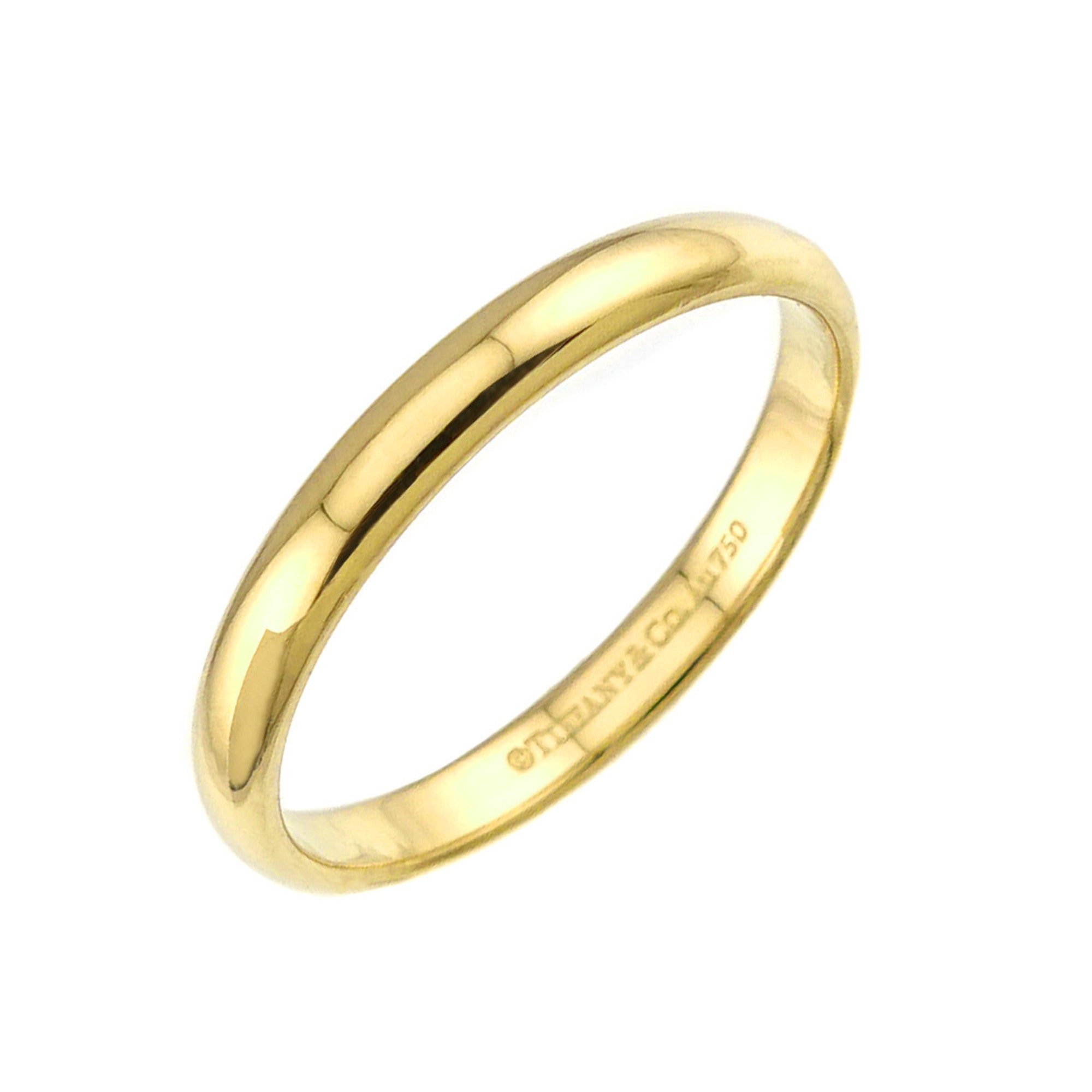 Tiffany Yellow Gold (18K) Band Ring (Pre-Owned)