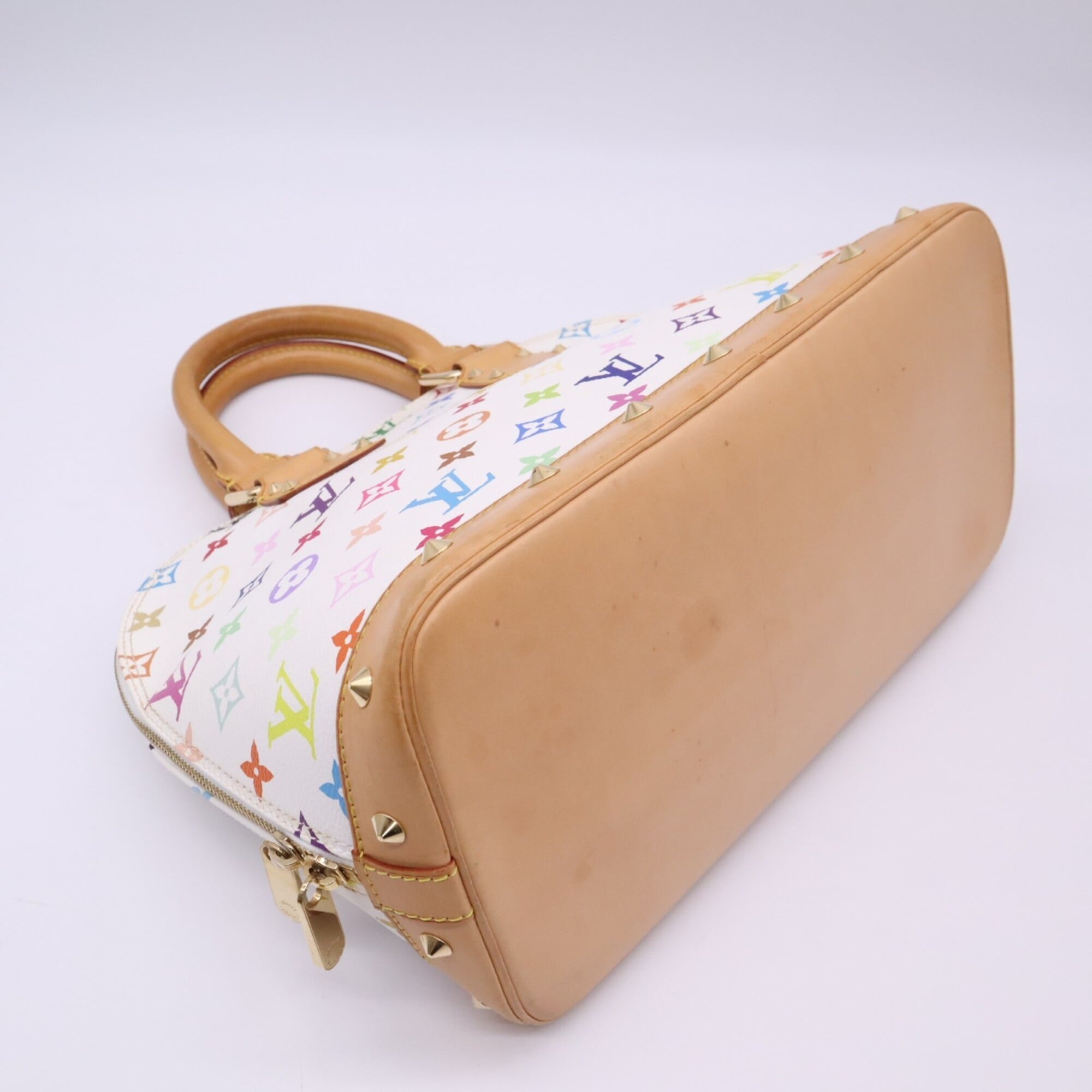 Louis Vuitton Monogram Multicolore Multi-Color Coated Canvas Leather Handbag (Pre-Owned)