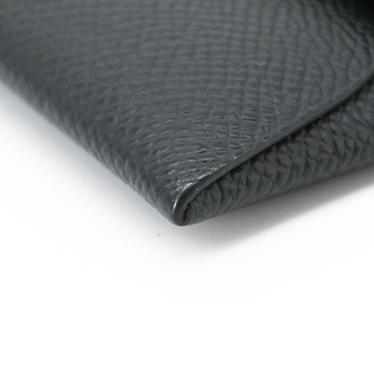 Hermes Black Epsom Leather Coin Purse/Coin Case (Pre-Owned)