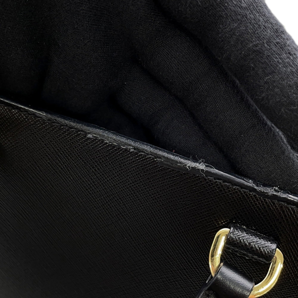 Prada Black Leather Handbag (Pre-Owned)