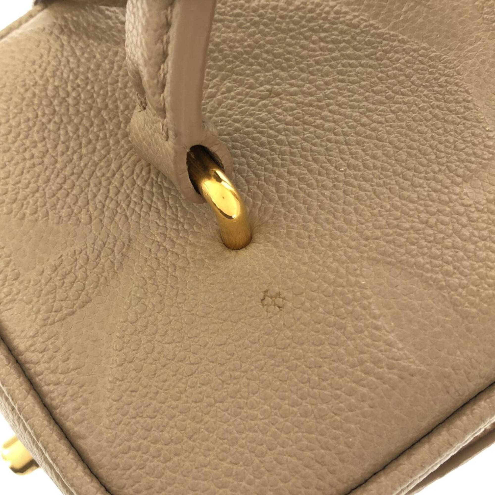 Louis Vuitton Tourterelle Leather Handbag (Pre-Owned)