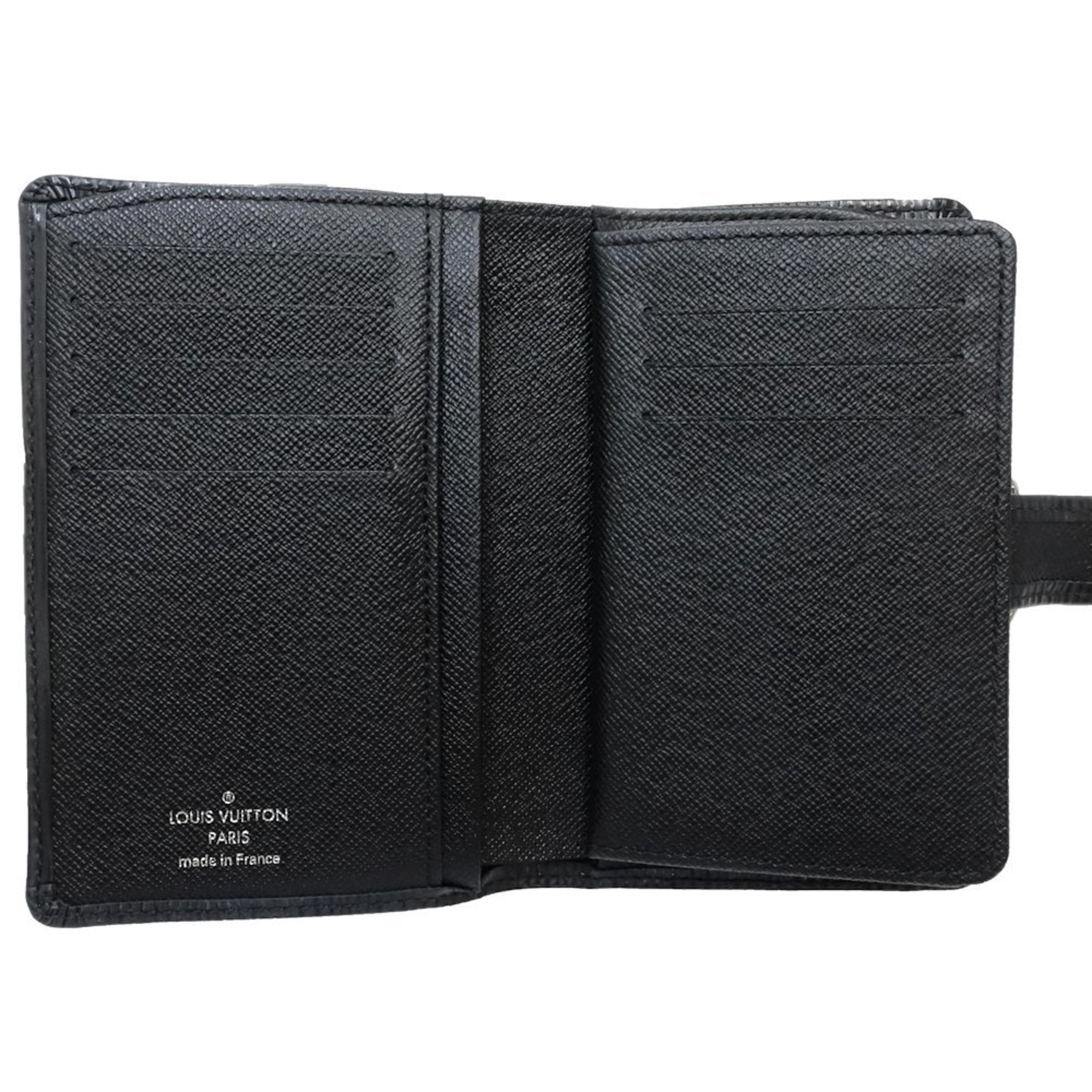 Louis Vuitton Epi Noir Leather Wallet (Bi-Fold) (Pre-Owned)