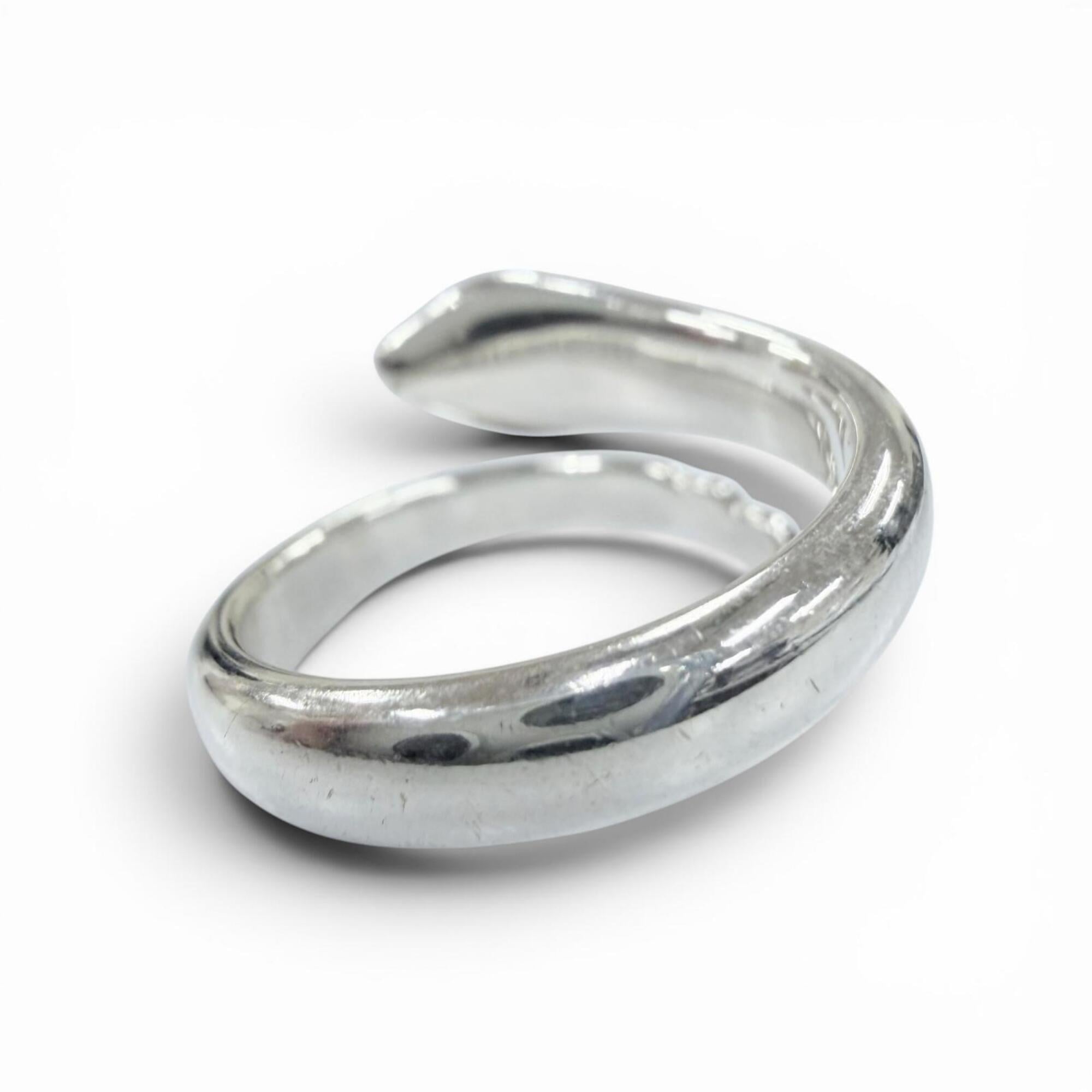 Tiffany Silver Silver 925 Band Ring (Pre-Owned)
