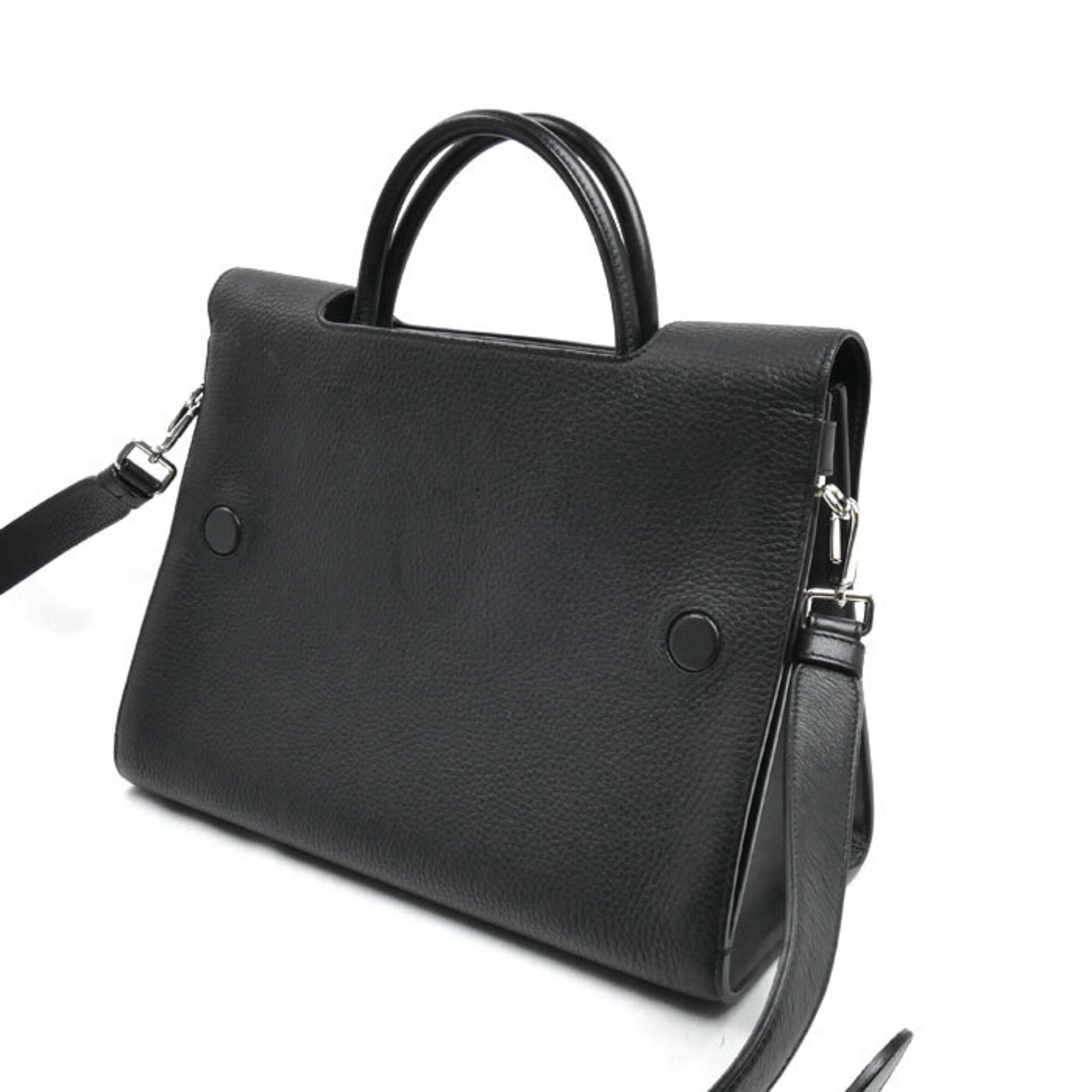 Christian Dior Black Leather Shoulder Bag (Pre-Owned)