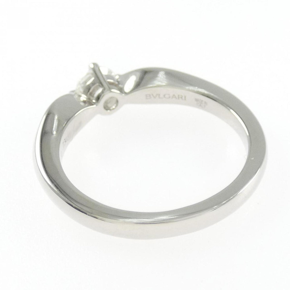 Bvlgari Platinum Platinum 950 Band Ring (Pre-Owned)