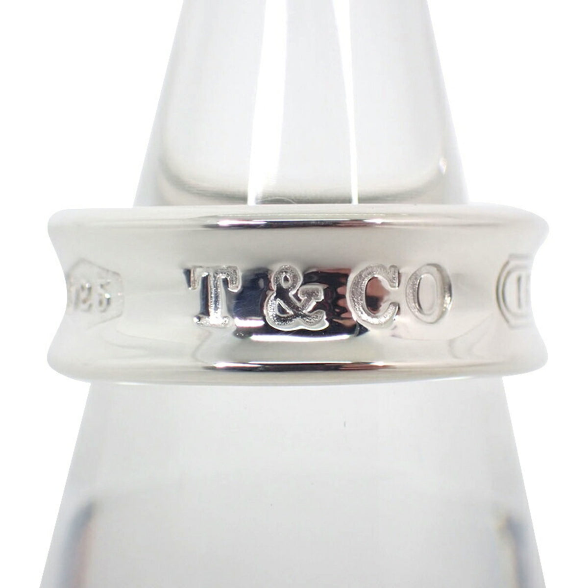 Tiffany Sterling Silver 925 Band Ring (Pre-Owned)