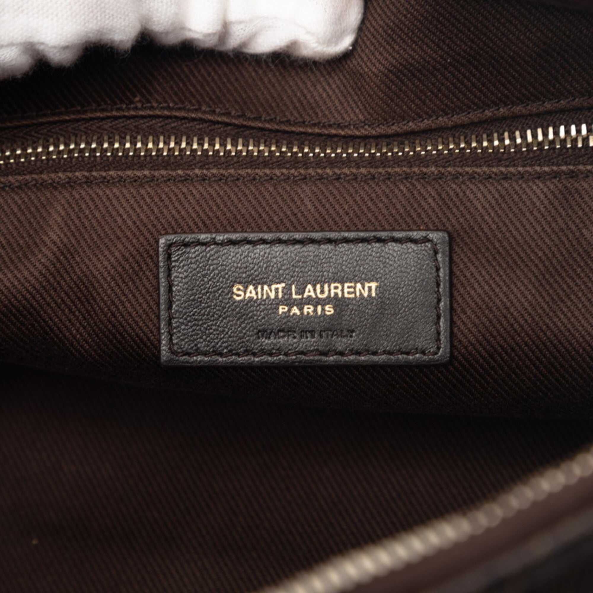 Saint Laurent Brown Pvc Shoulder Bag (Pre-Owned)